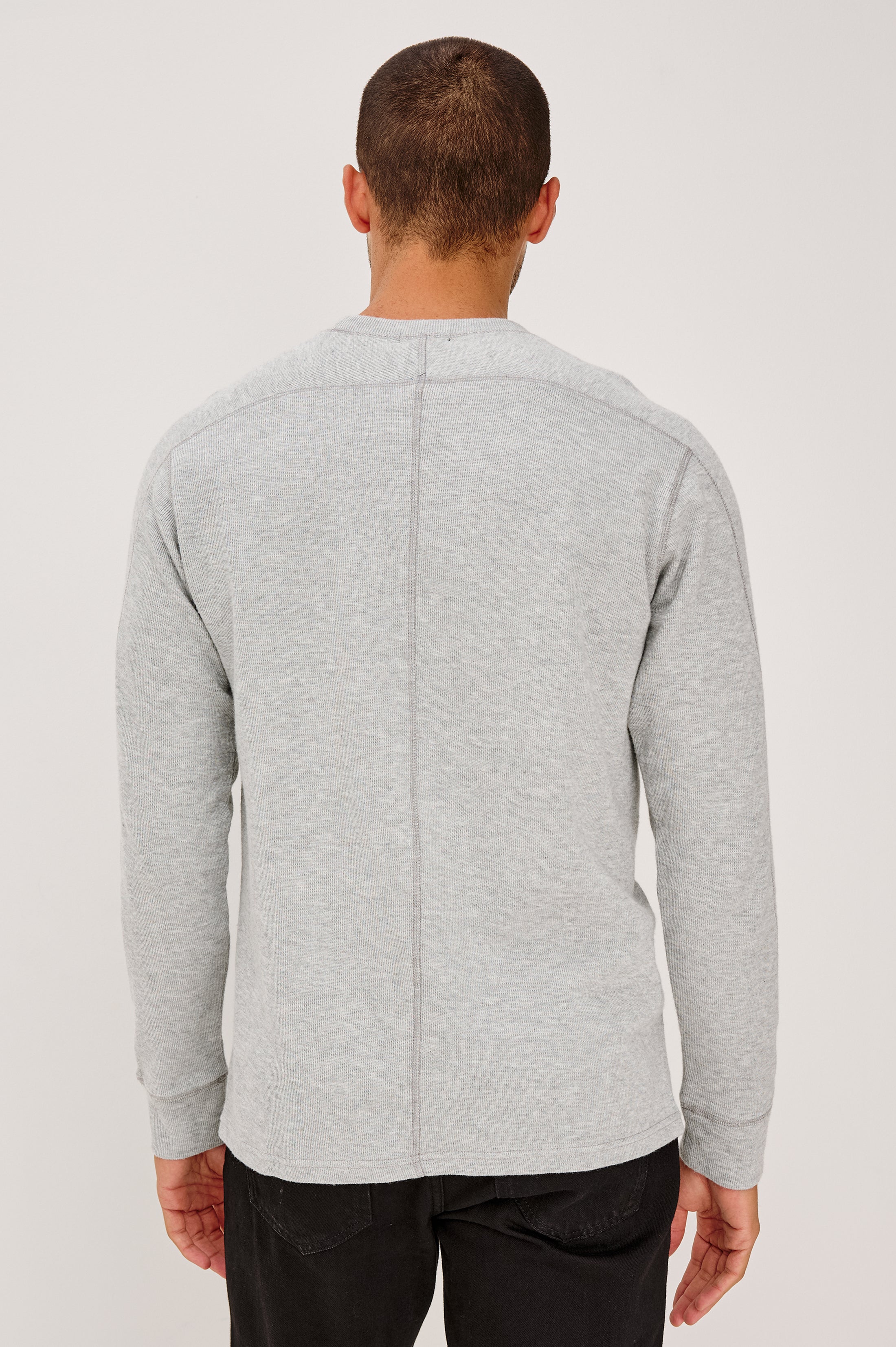 RHEESE LONG SLEEVE TEE - GREY HEATHER – Rails