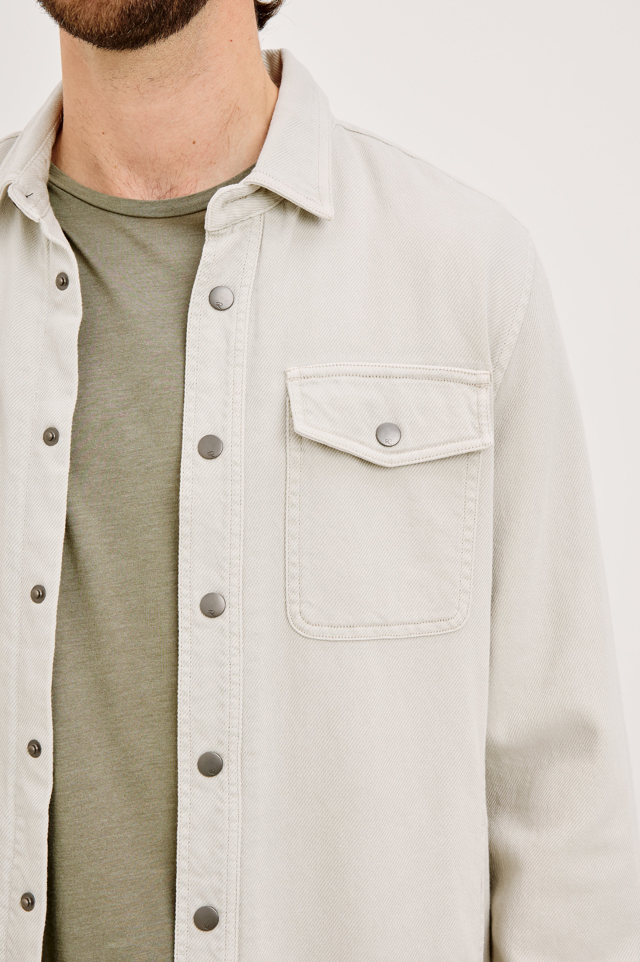 RHETT SHIRT JACKET - STONE – Rails