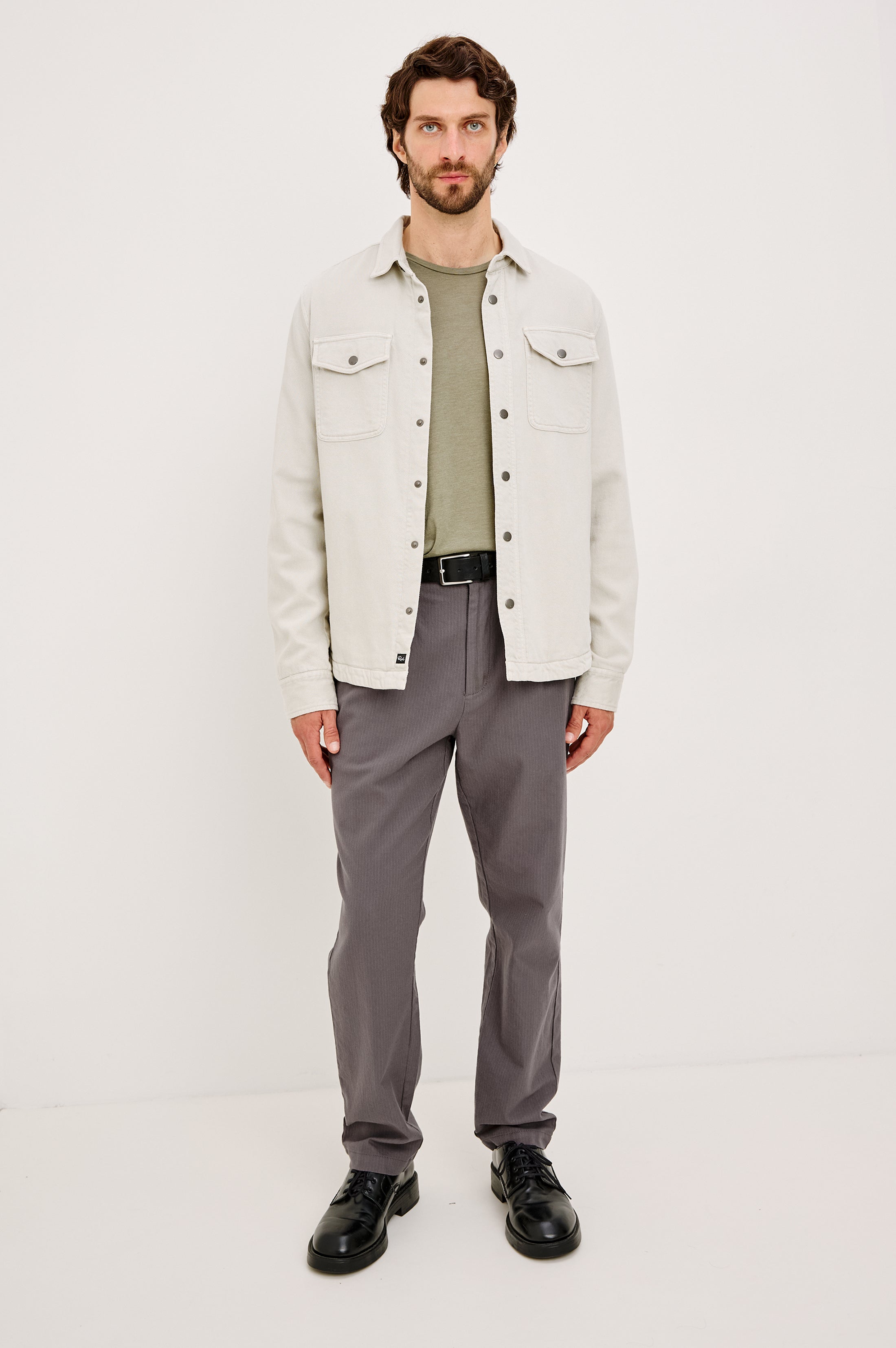 ジャケット・アウター STONE  Cotton Shirt Jacket RHETT SHIRT JACKET - STONE – Rails
