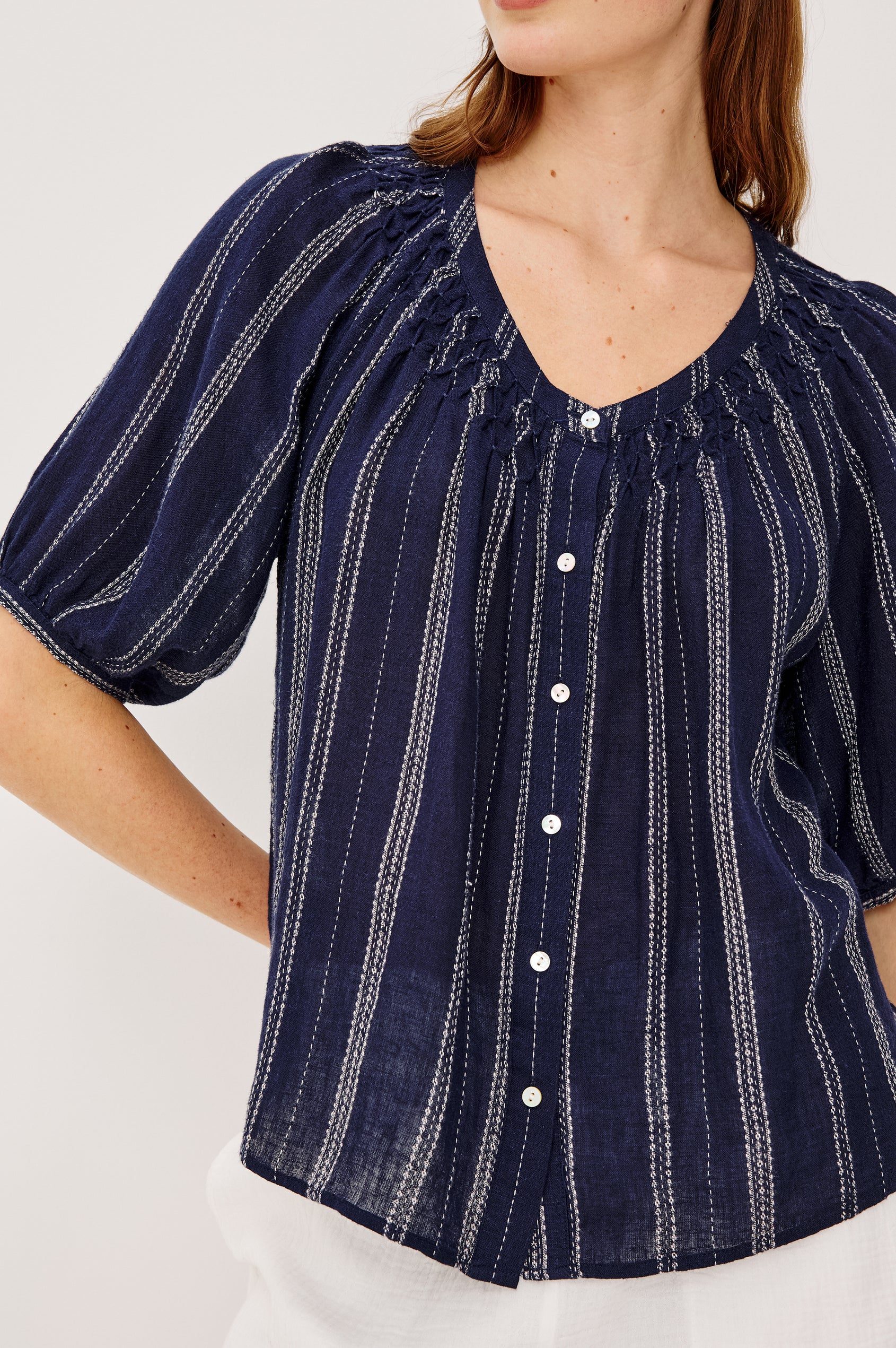 RIX SHIRT - MARINA STRIPE