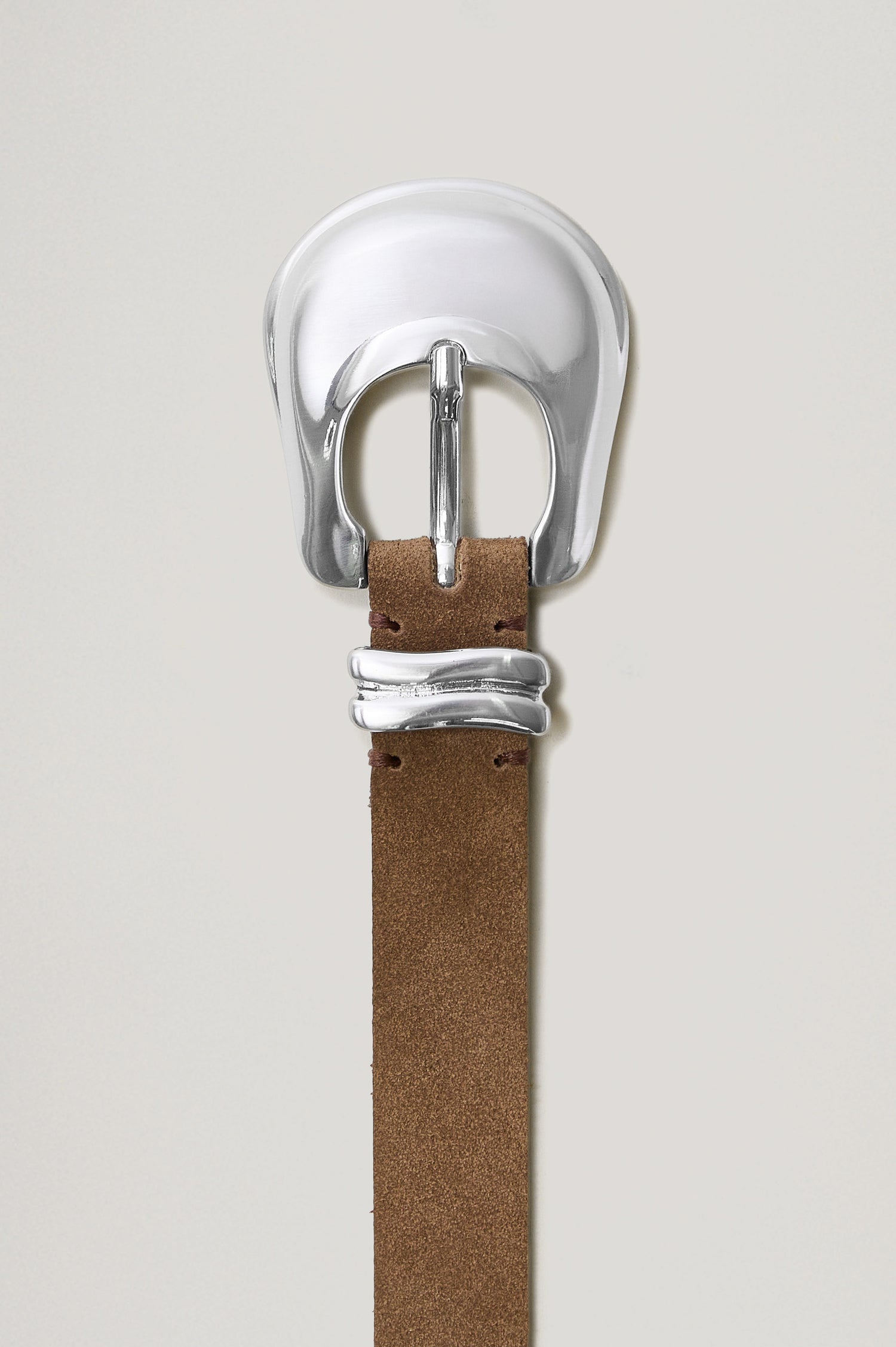 RODEO BELT - BROWN SUEDE