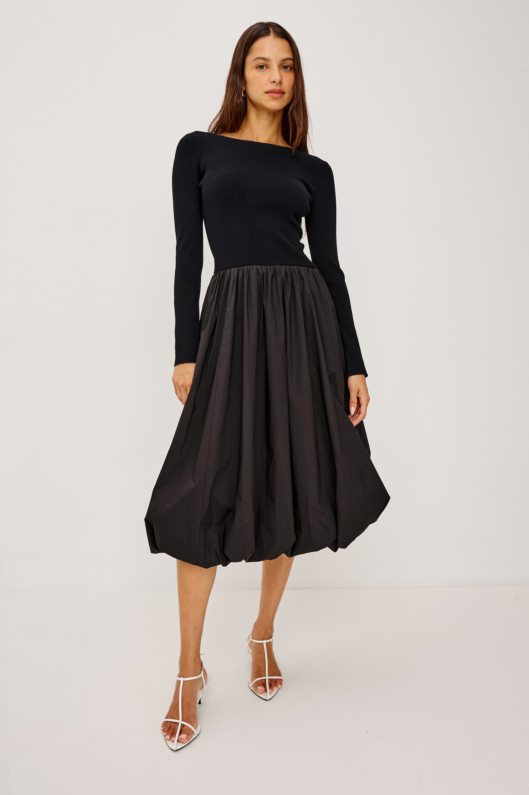 Rails Women's Romana Bubble Midi-Dress - Black Rails Women's Romana Bubble Midi-Dress - Black