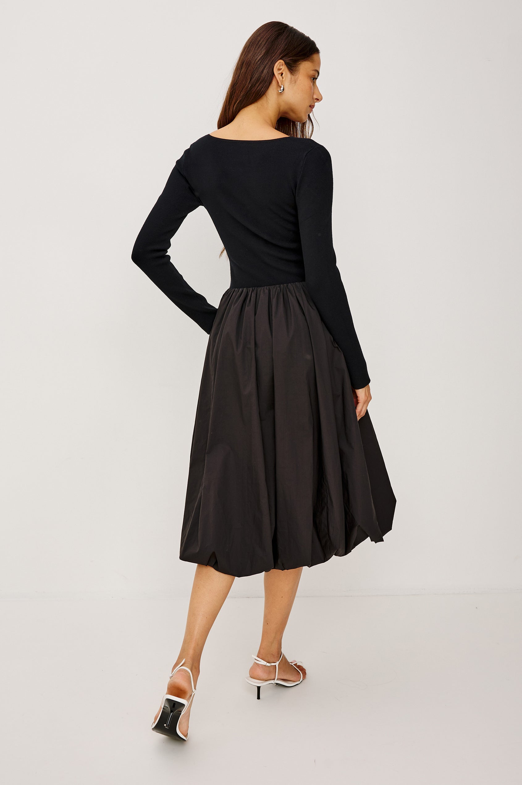 Rails Women's Romana Bubble Midi-Dress - Black Rails Women's Romana Bubble Midi-Dress - Black