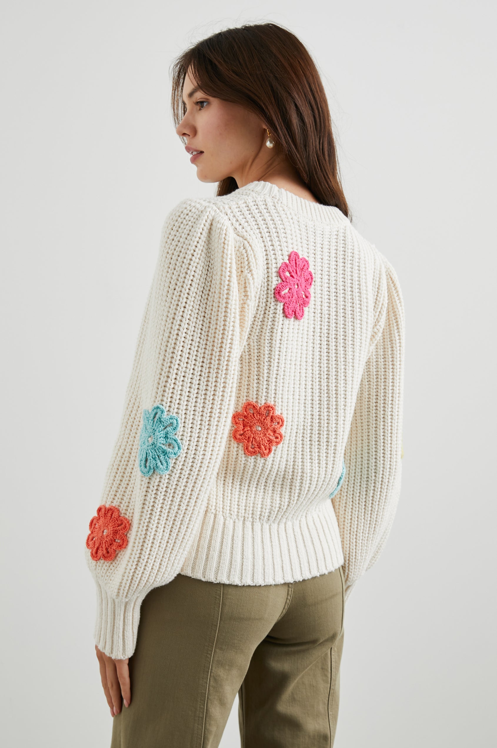 ROMI-IVORY-MULTI-DAISIES-BACK ANGLE