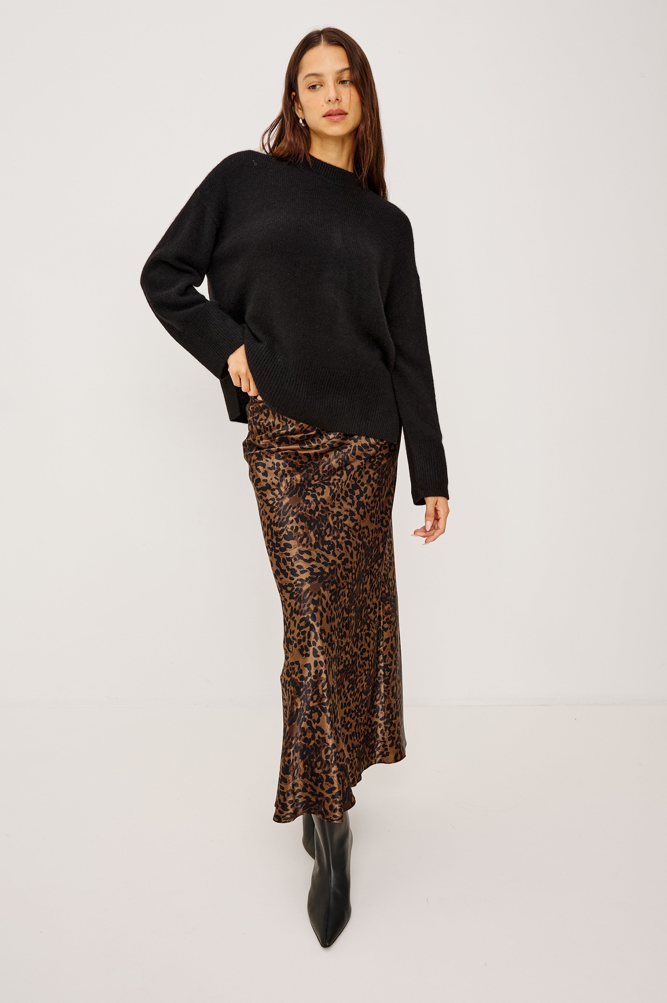 ROMINA SKIRT - GINGER SPOTTED – Rails