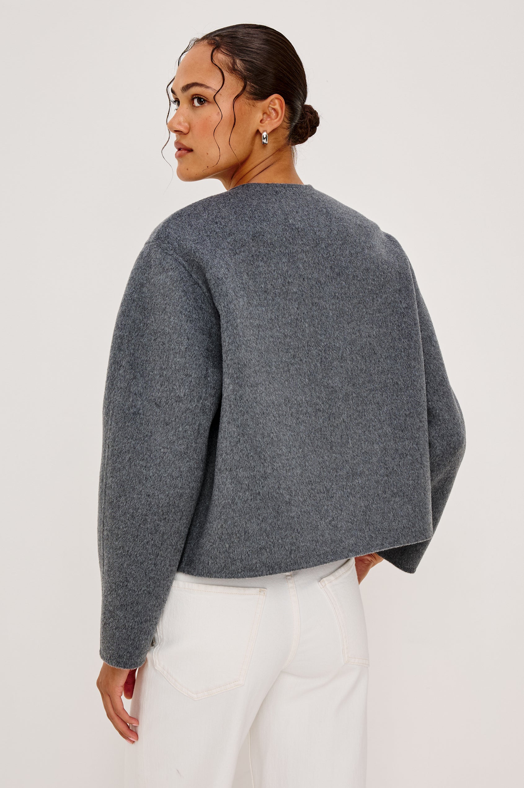 RONDA COAT - HEATHER CHARCOAL