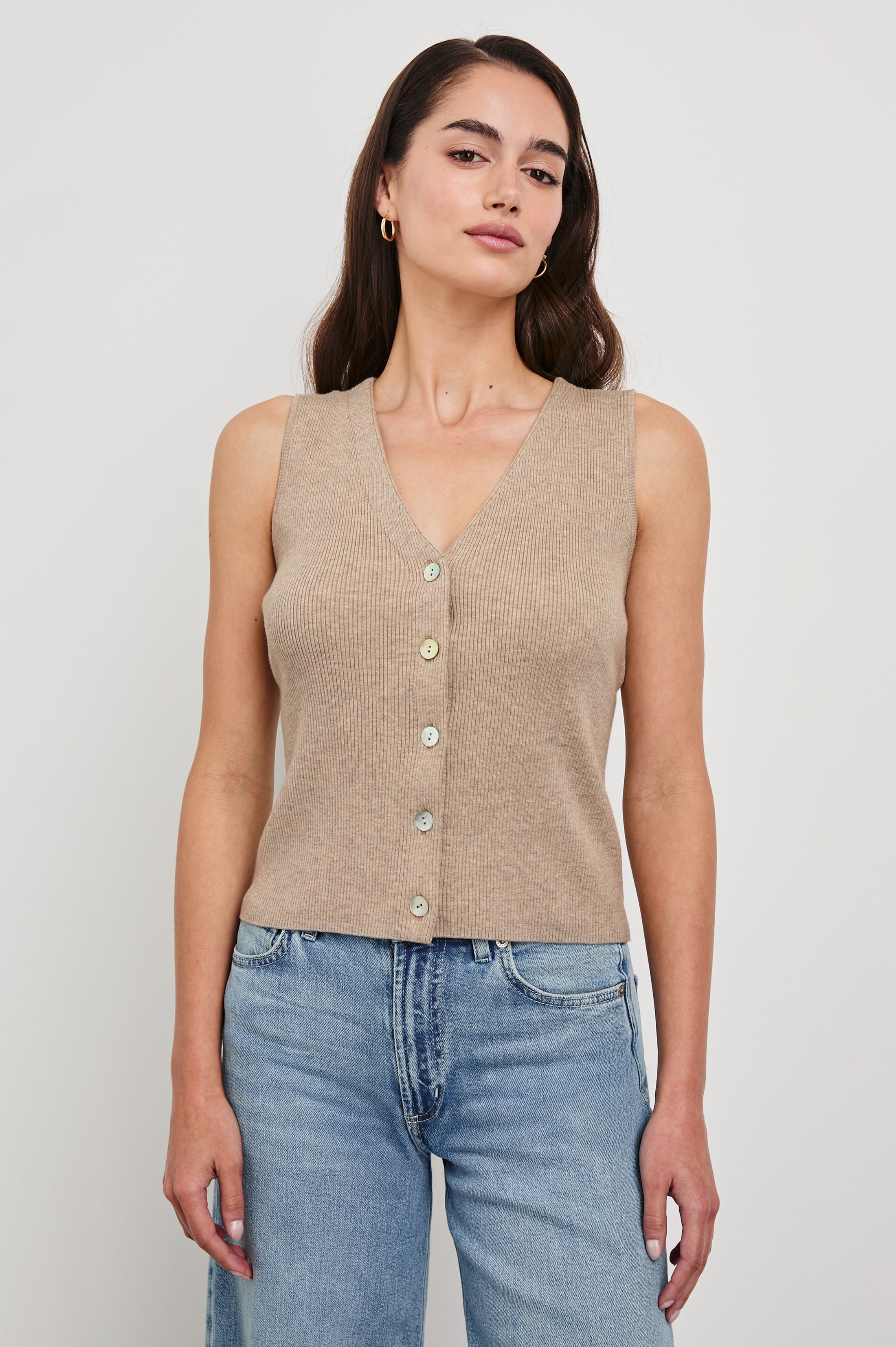 ROSA VEST - OATMEAL – Rails