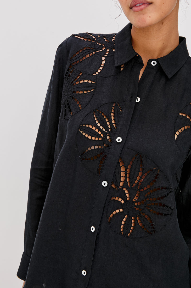 SAMAR SHIRT - BLACK – Rails