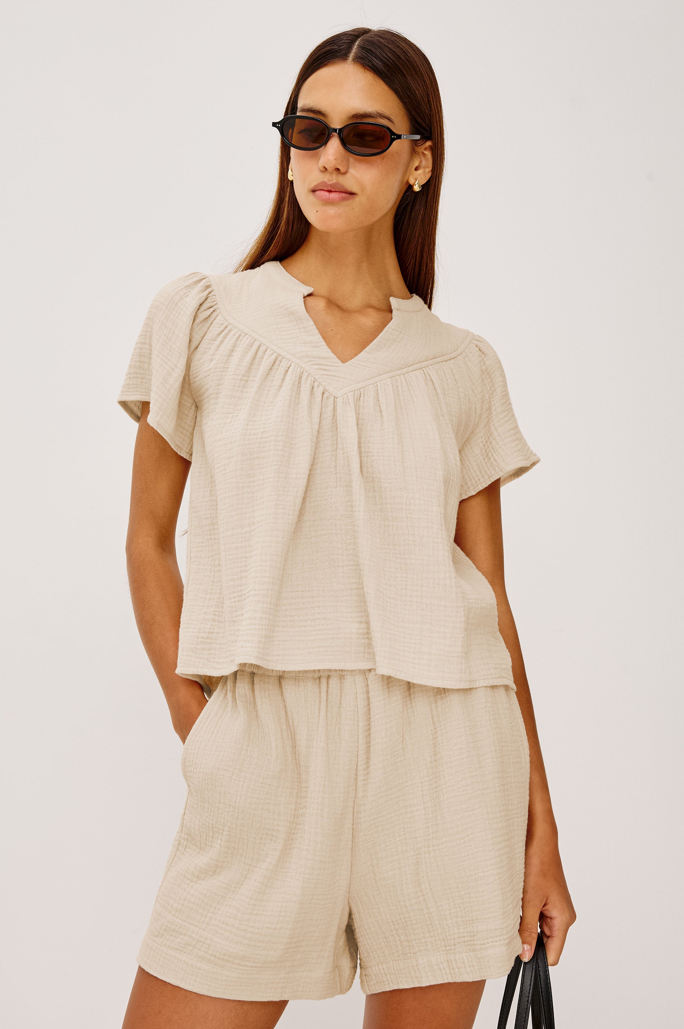 SAYER SHIRT - FLAX – Rails