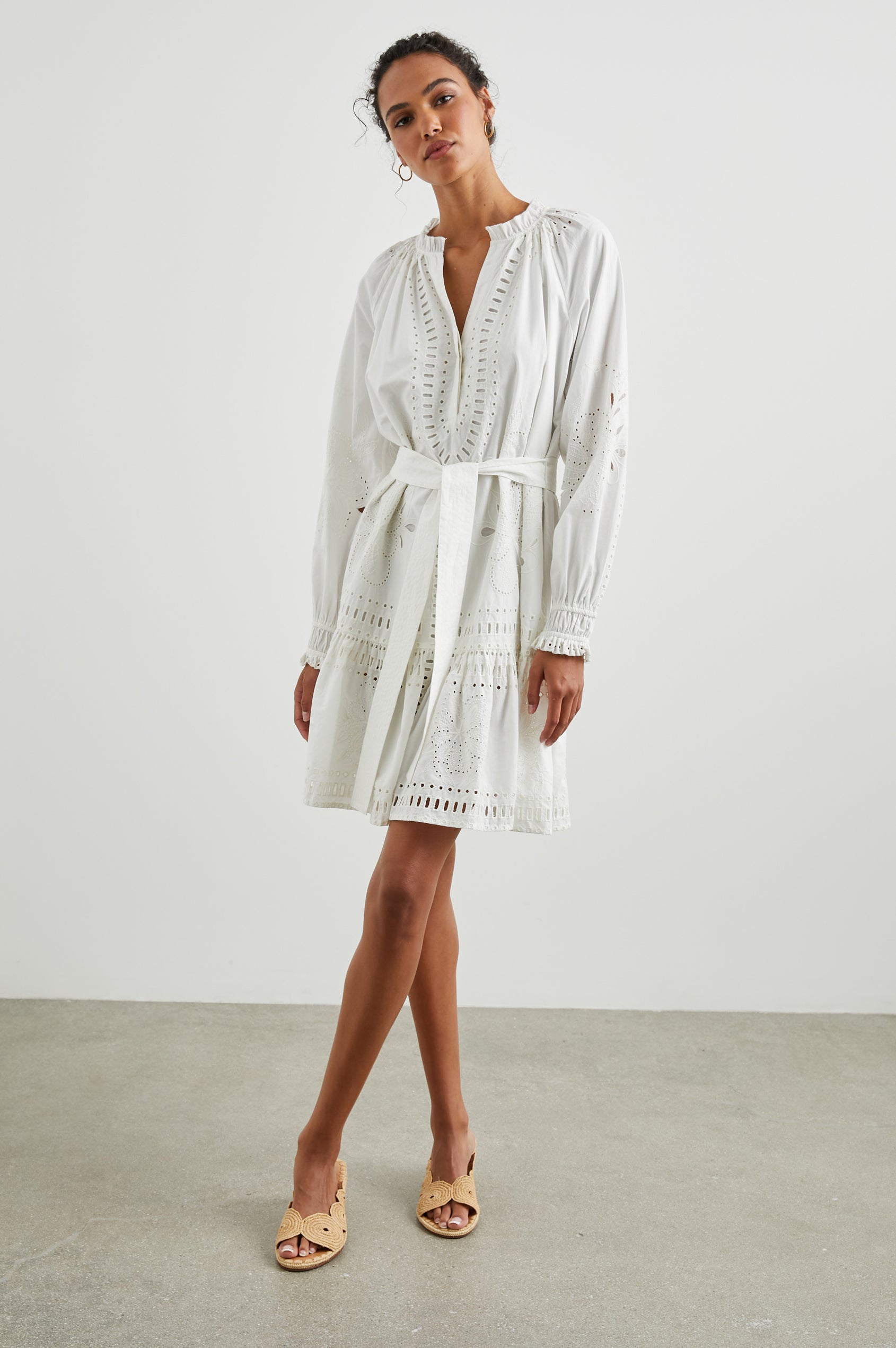 rails white dress Rails Women's Saylor Eyelet Dress - White