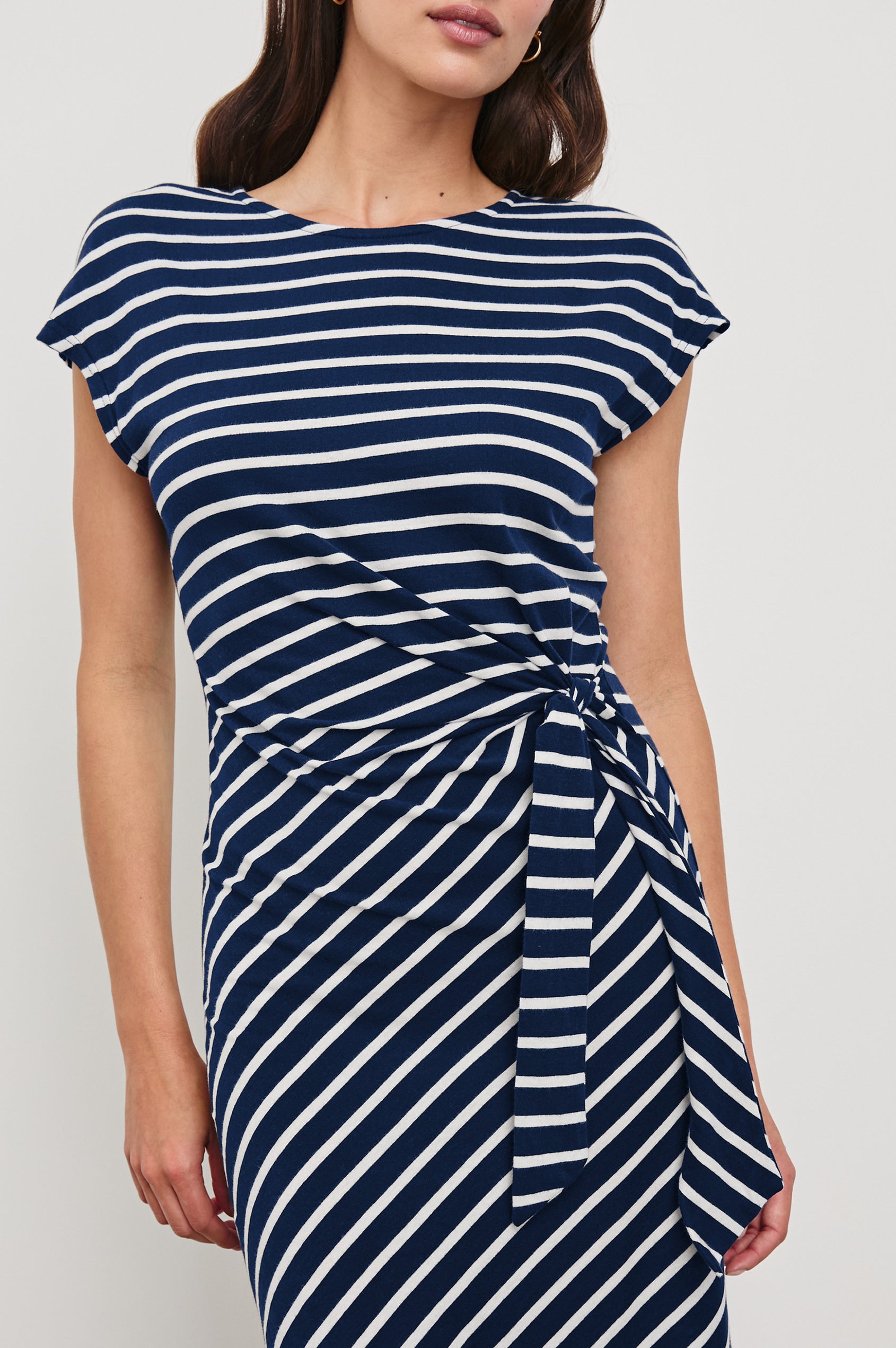 Rails | Selah Dress - Navy Ivory Stripe | Premium Cotton | Size XL | Women's Dresses Rails | Selah Dress - Navy Ivory Stripe | Premium Cotton | Size XL | Women's Dresses