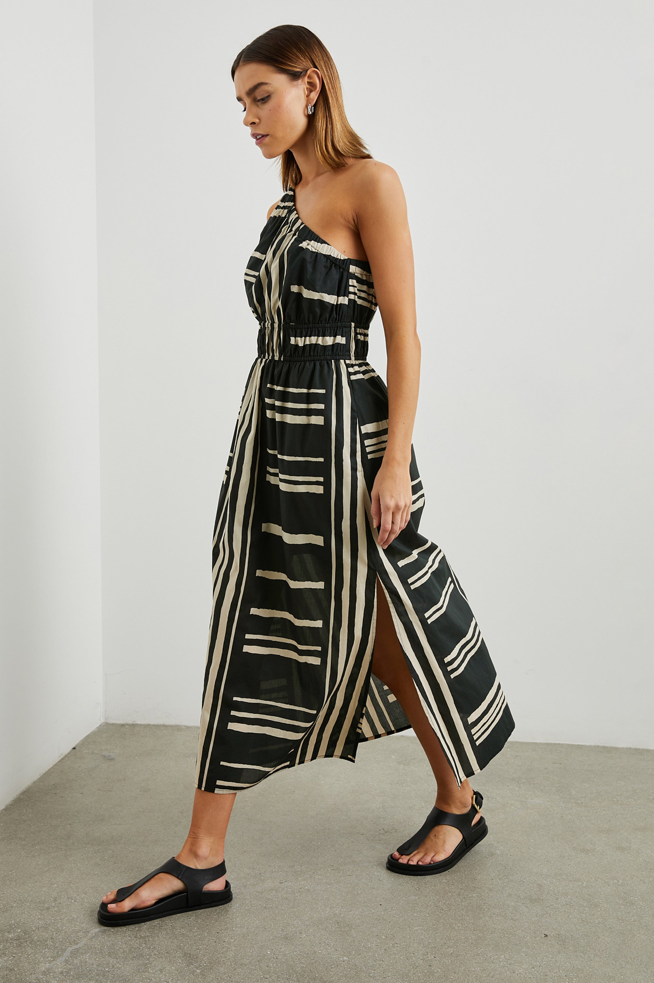 SELANI DRESS - ISLAND STRIPE – Rails