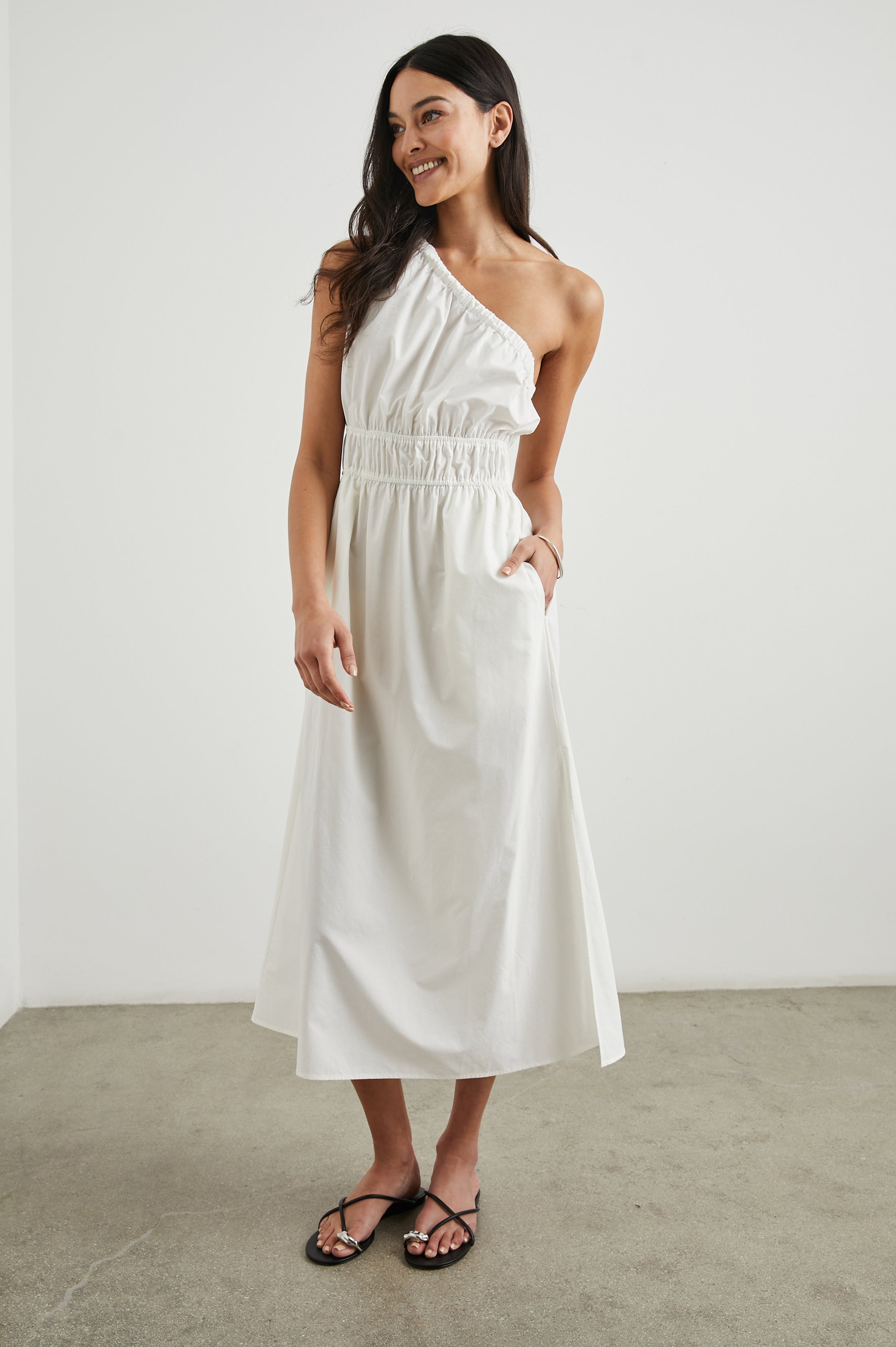 SELANI DRESS - WHITE – Rails