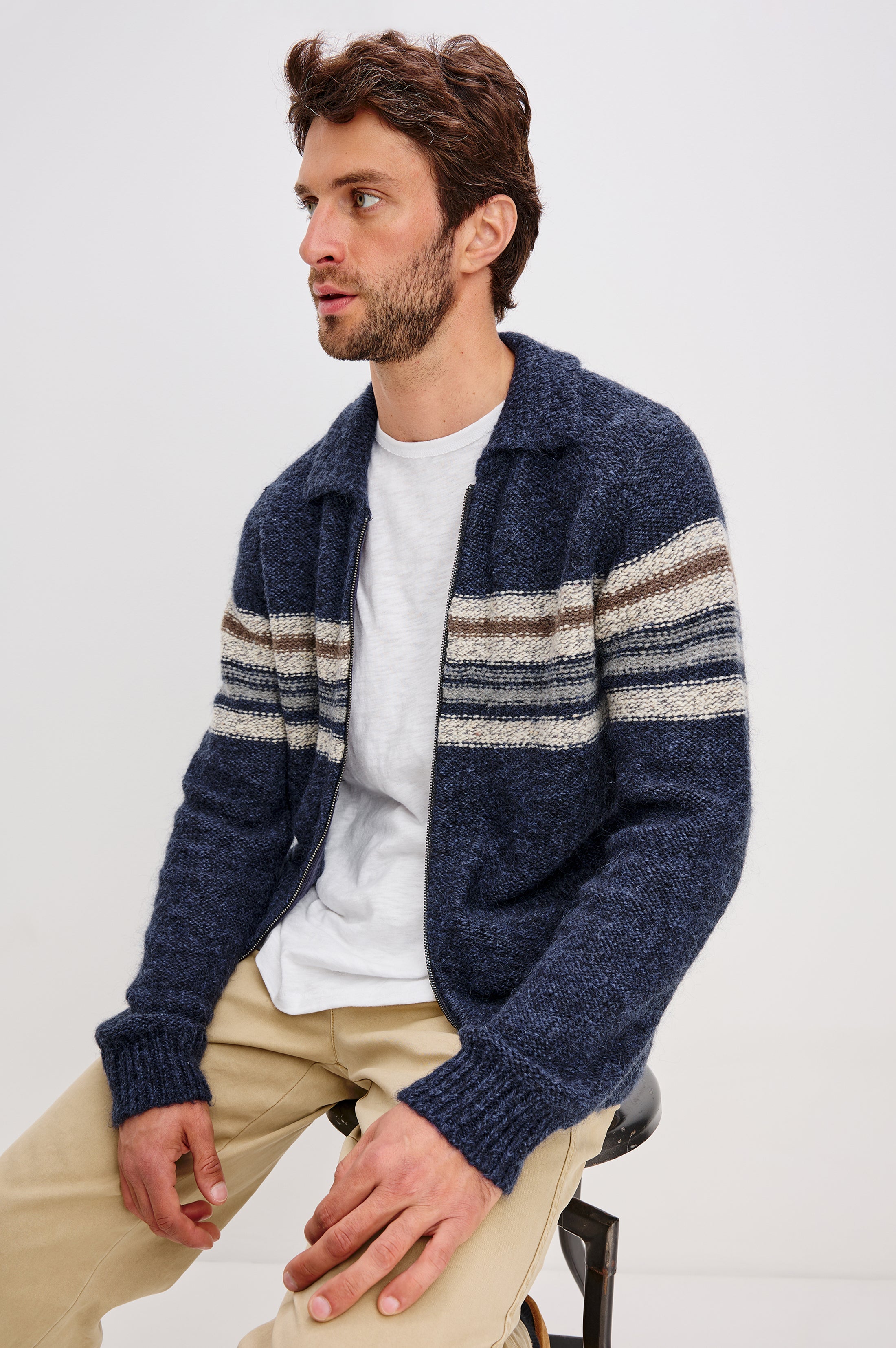 カーディガン Rosary moon  Fluffy Belted Cardigan Rosary moon Fluffy Belted Cardigan ベージュ