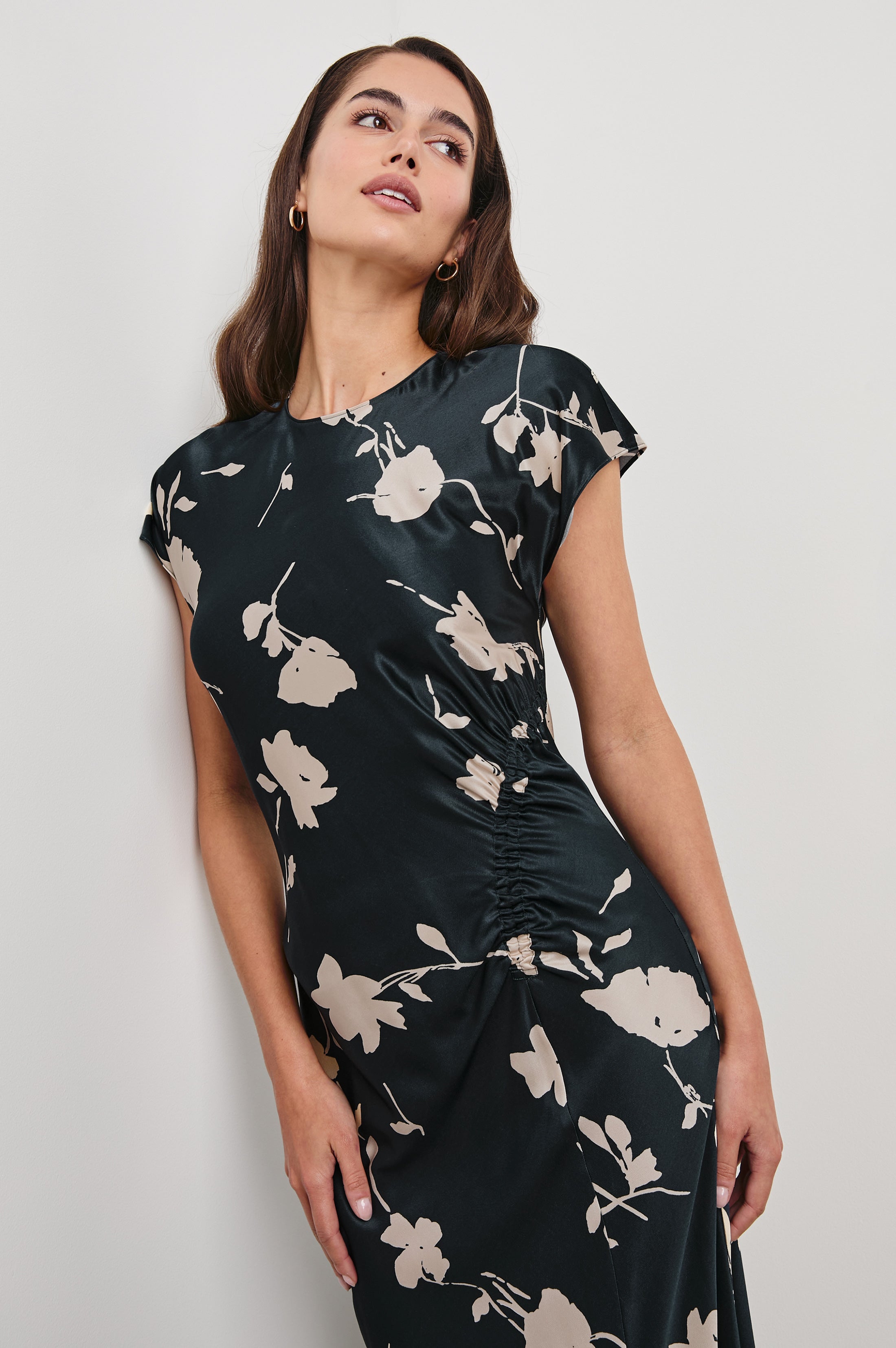SERENITY DRESS - MIDNIGHT ROSES – Rails