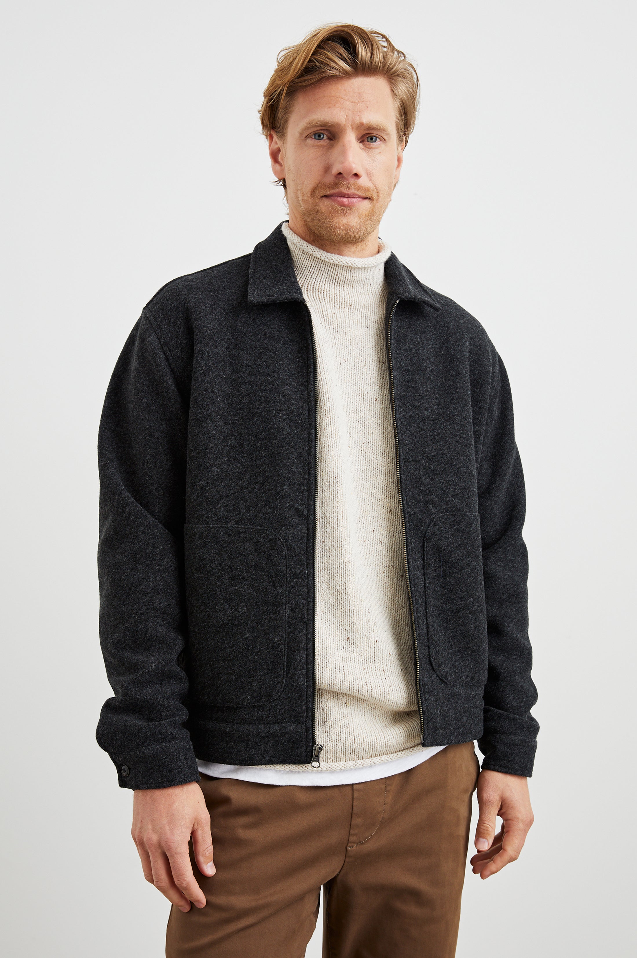 SHAEL JACKET - GRAPHITE – Rails