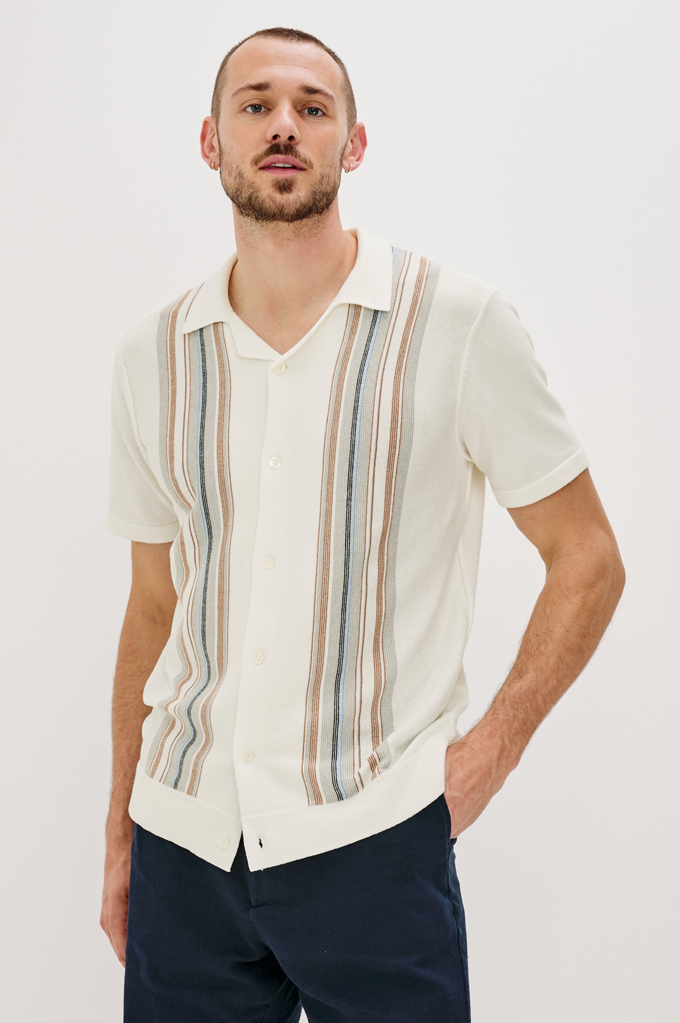 SILAS SHIRT - WHITE MULTI – Rails