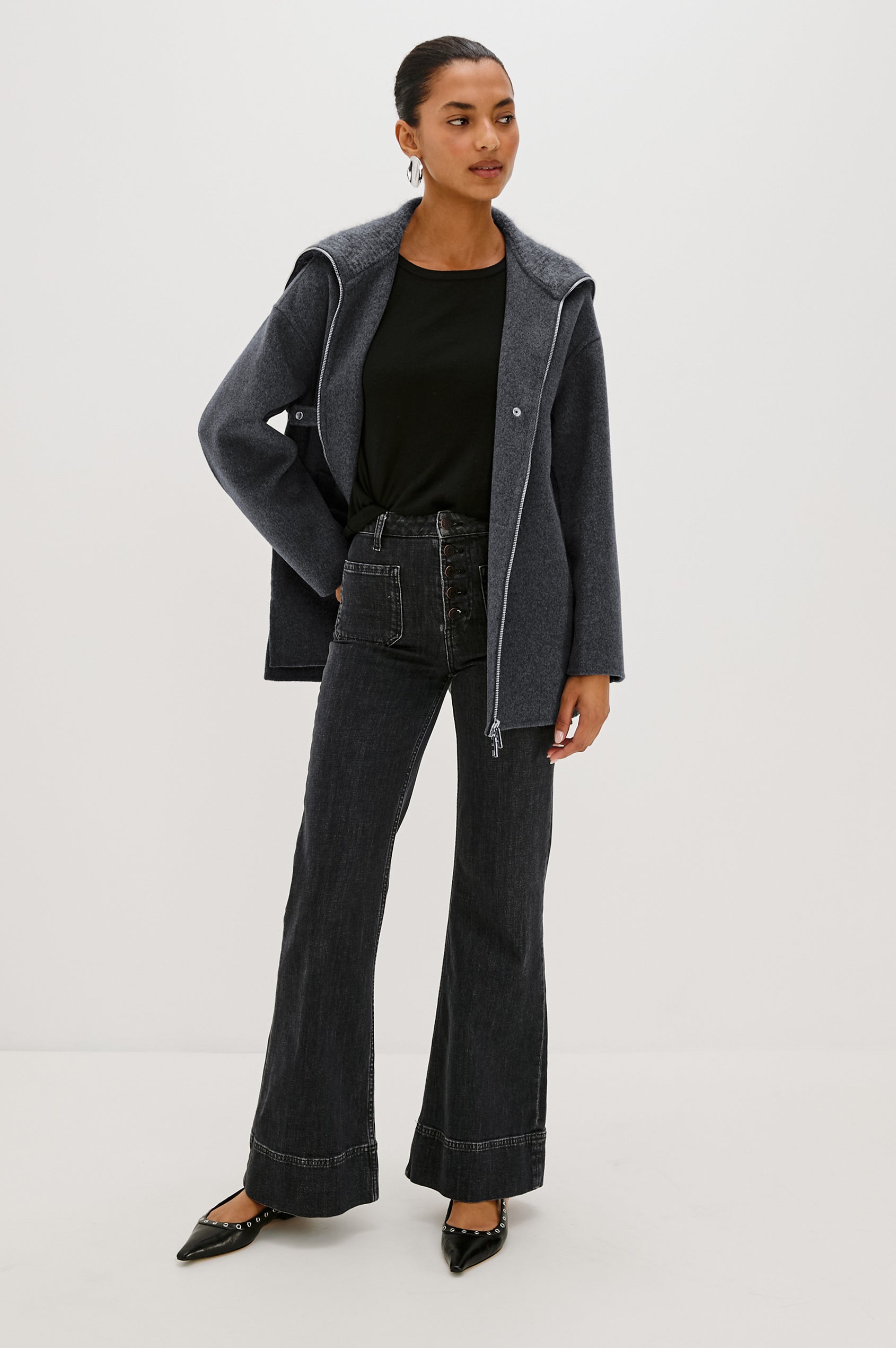 SILVES JACKET - CHARCOAL