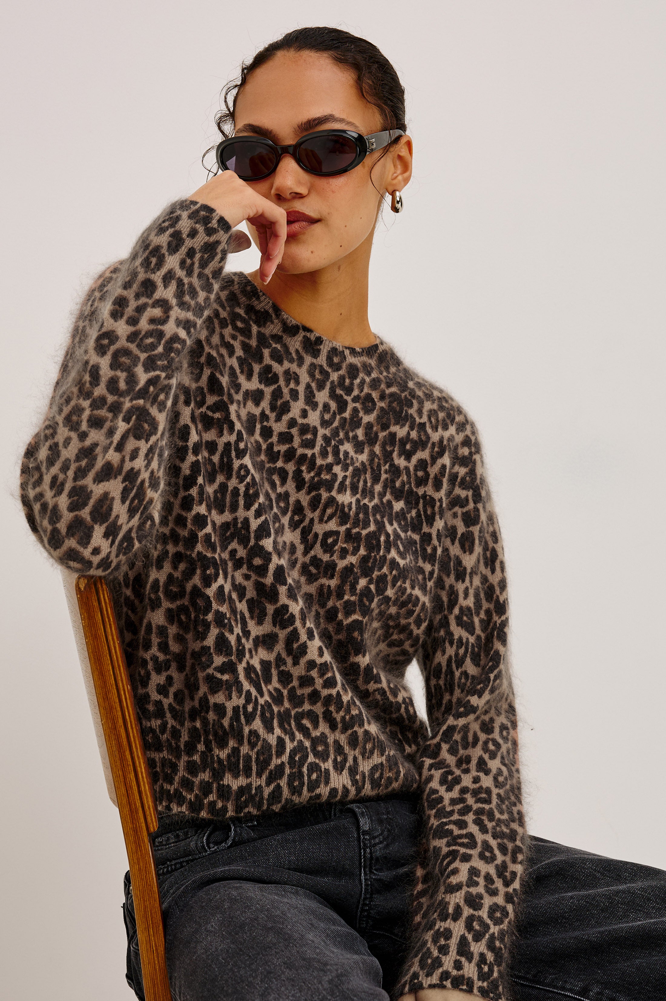 KN／TENDERLOIN×ザスタイリストジャパン ウルフ ベスト XS SOFIA SWEATER - BROWN NALA – Rails