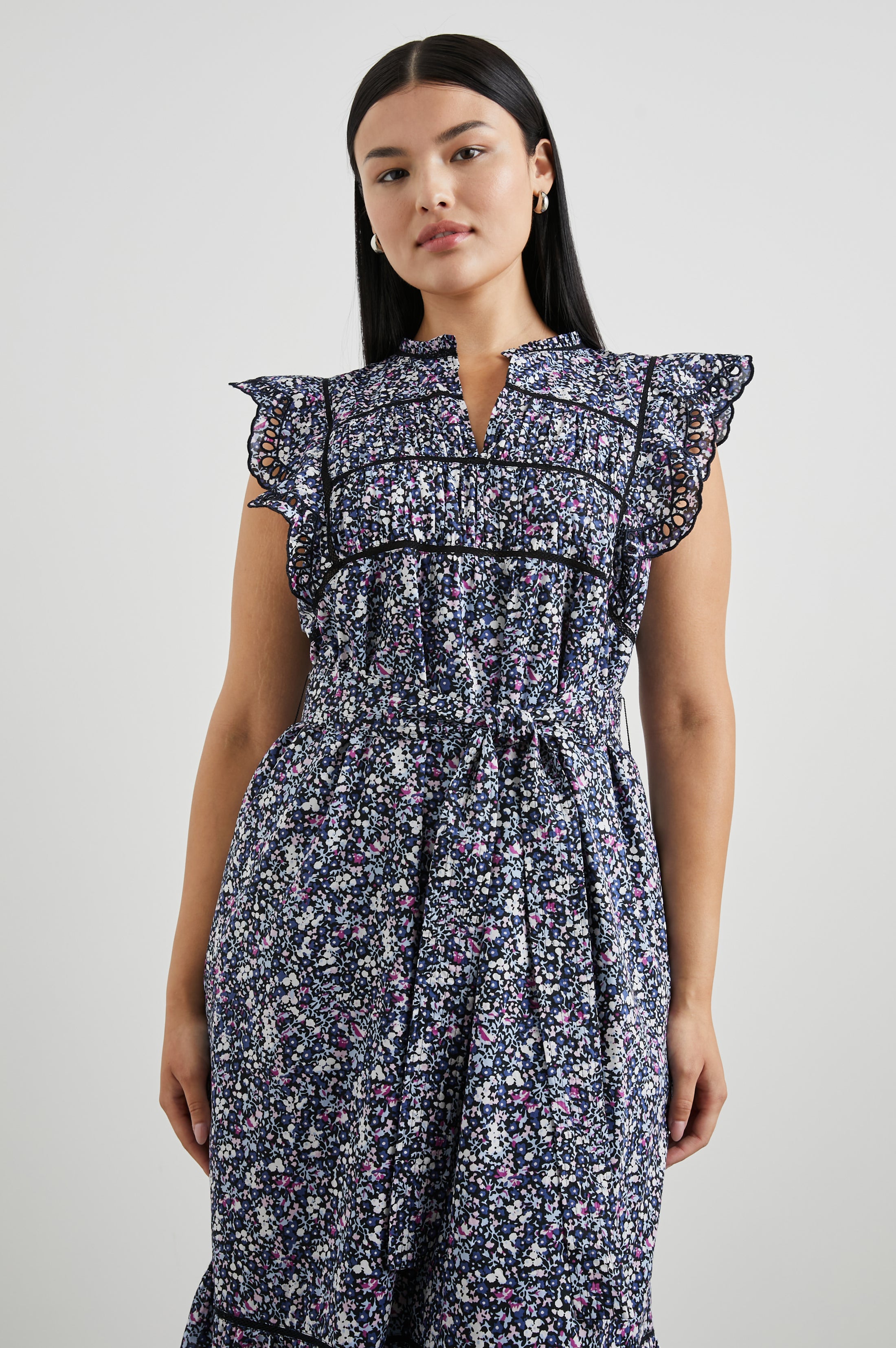 SOFIE DRESS - MIDNIGHT HYACINTH – Rails