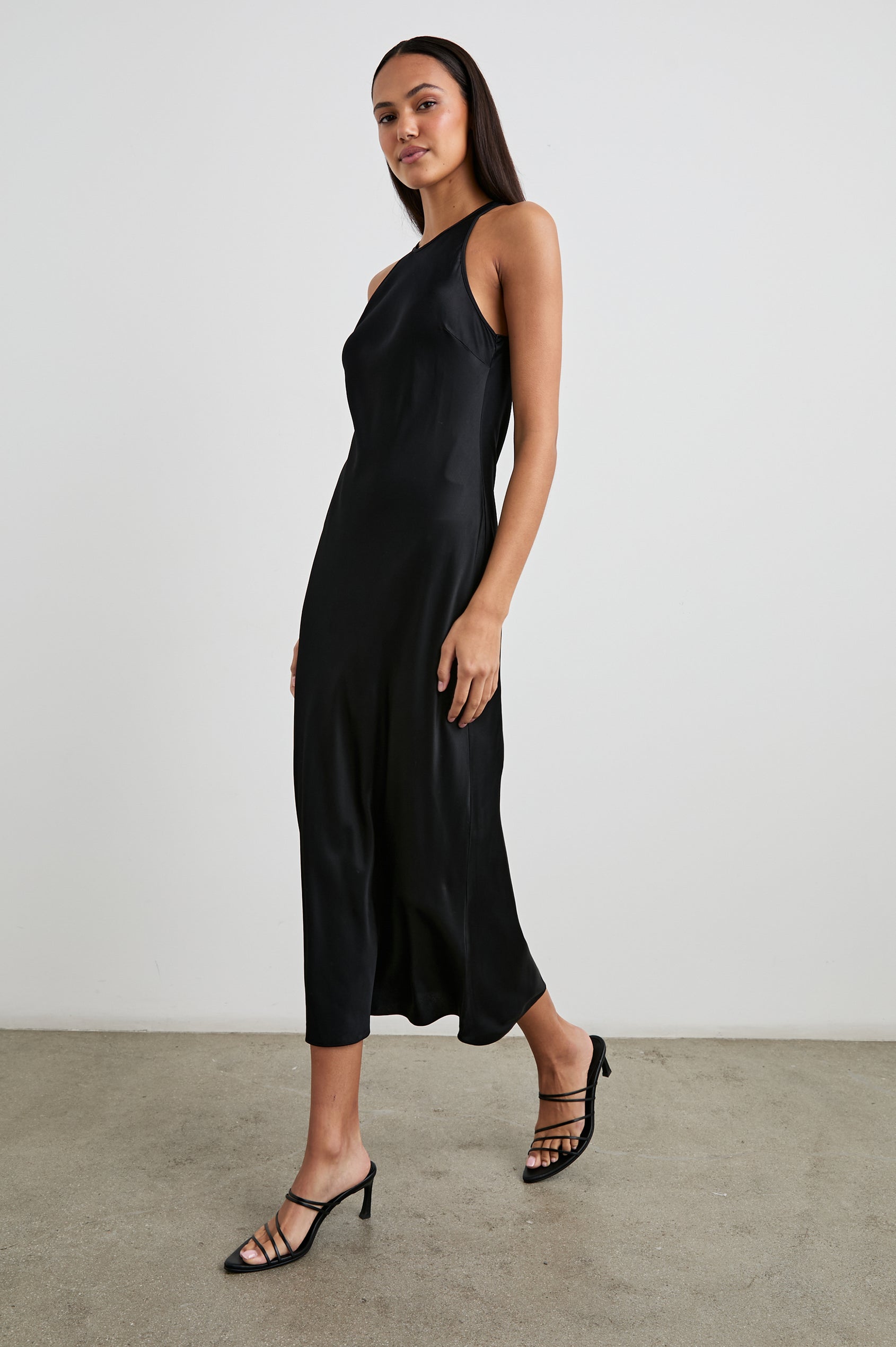 Rails Solene Satin Slipdress in Black at Nordstrom, Size X-Small Rails Solene Satin Slipdress in Black at Nordstrom, Size X-Small