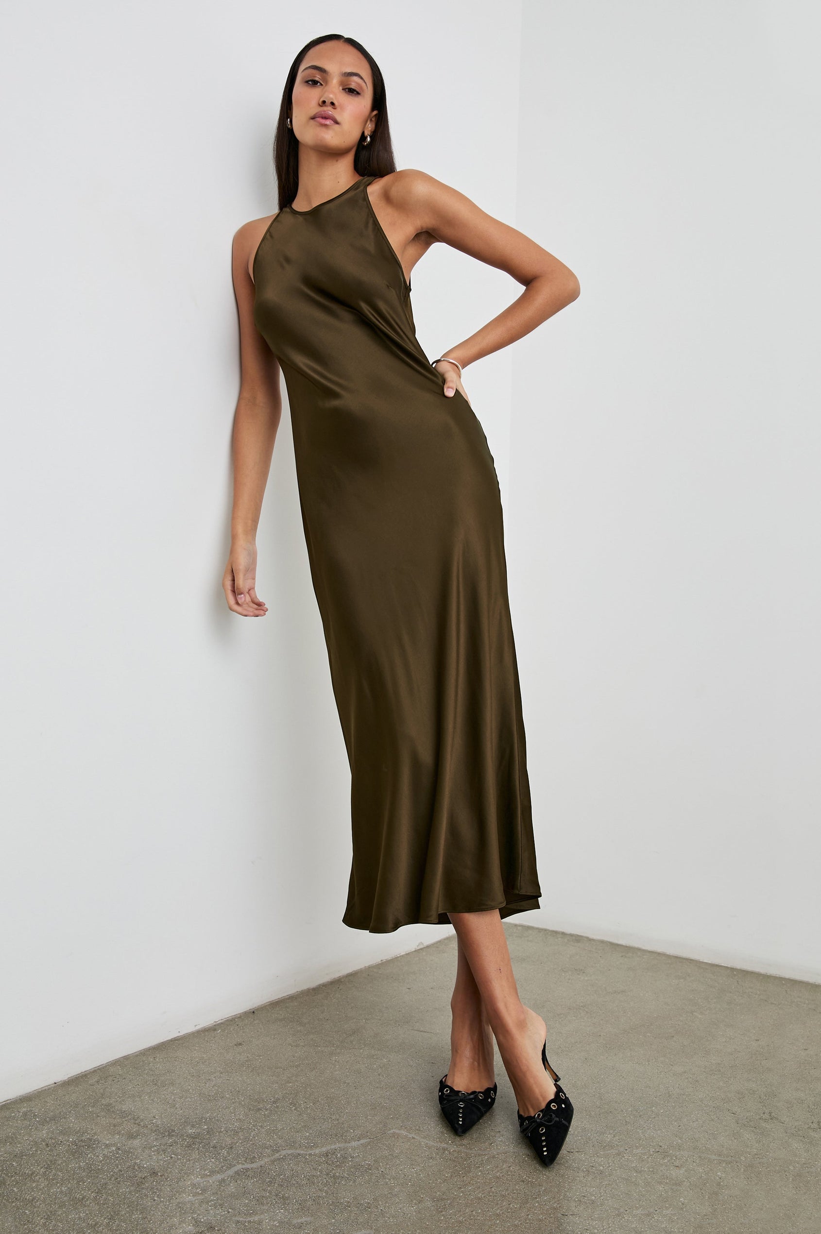 Rails - Solene Dress in moss, M Rails - Solene Dress in moss, M
