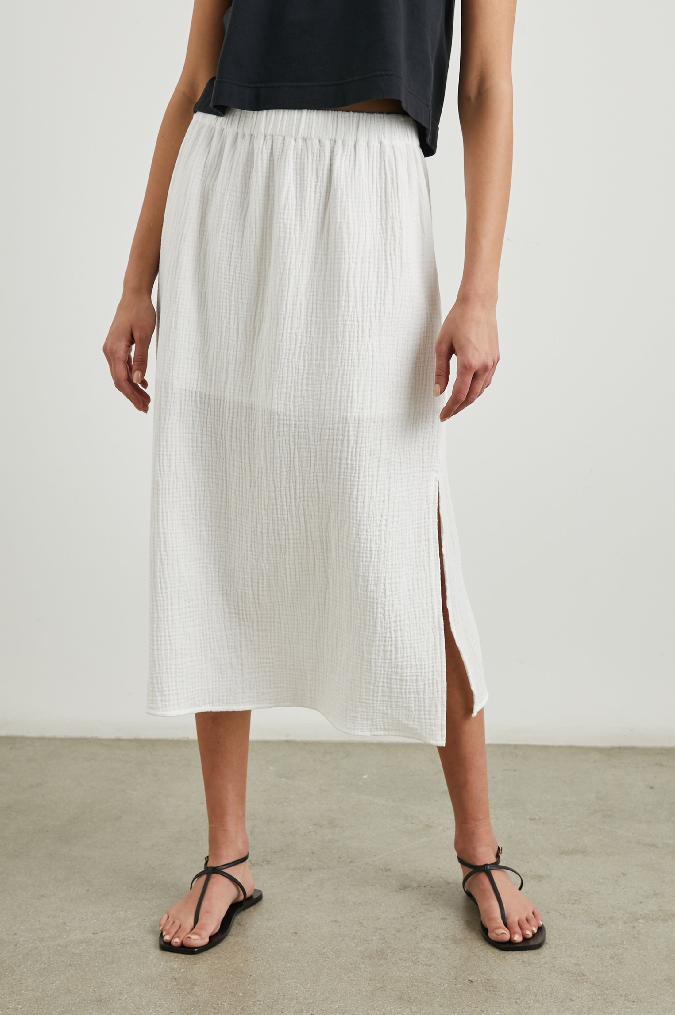 SORAYA SKIRT - WHITE – Rails