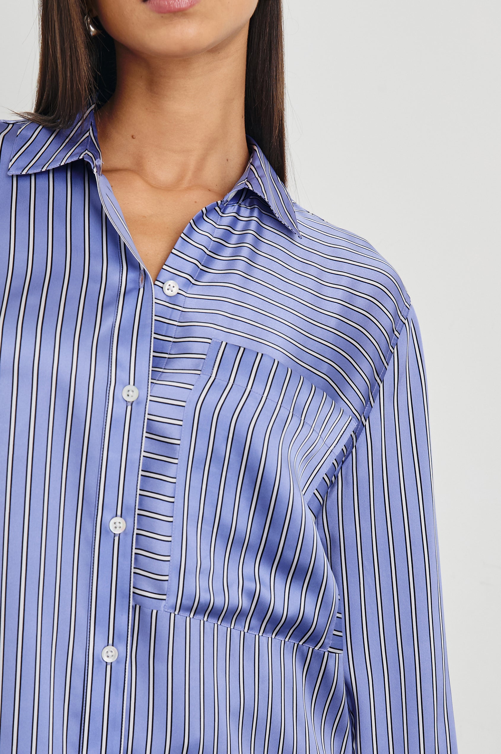 horizontal striped dress shirt Nautica Men's Horizontal Striped Shirt