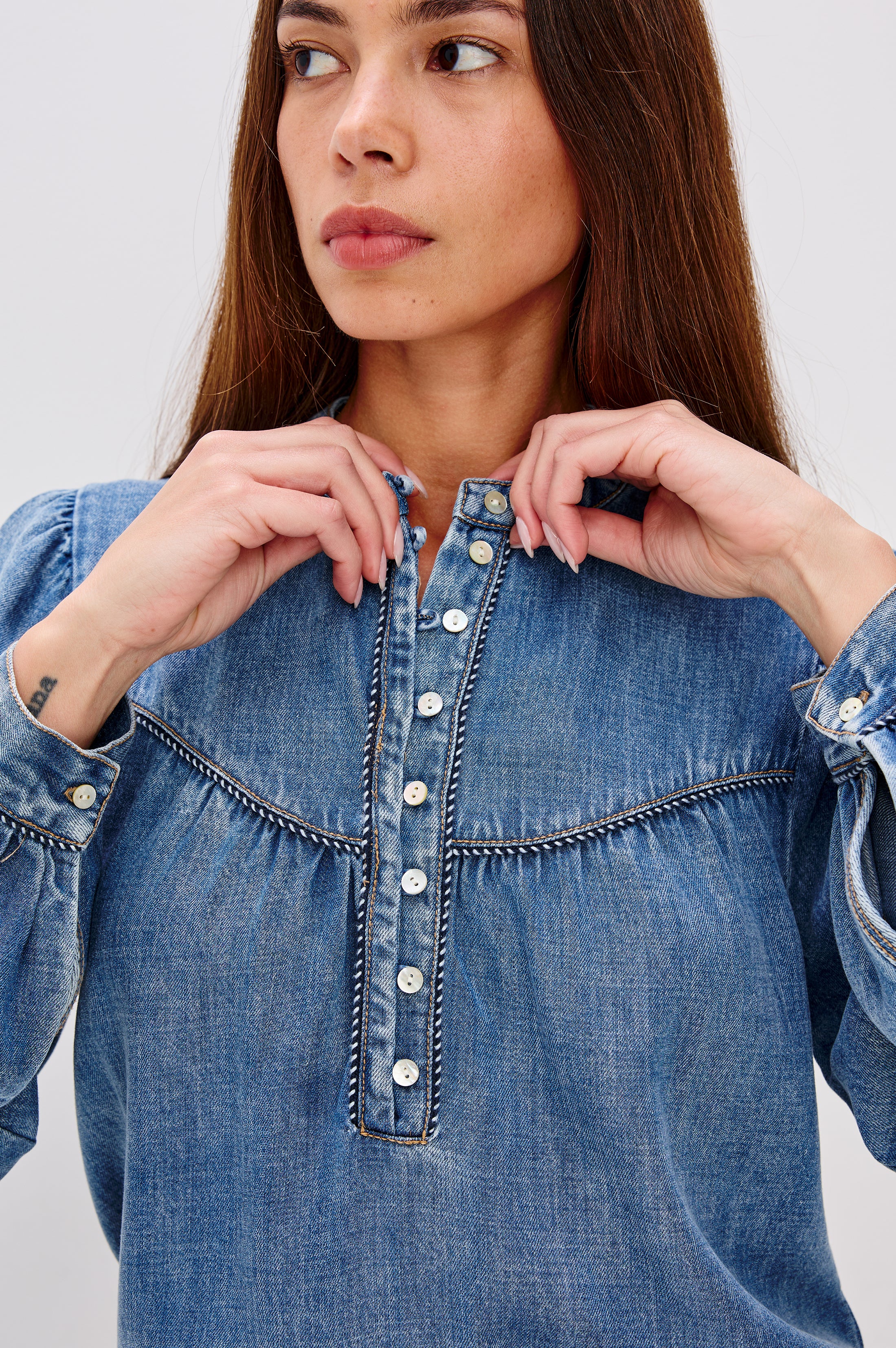 SUNNA TOP - BLUE STONE – Rails