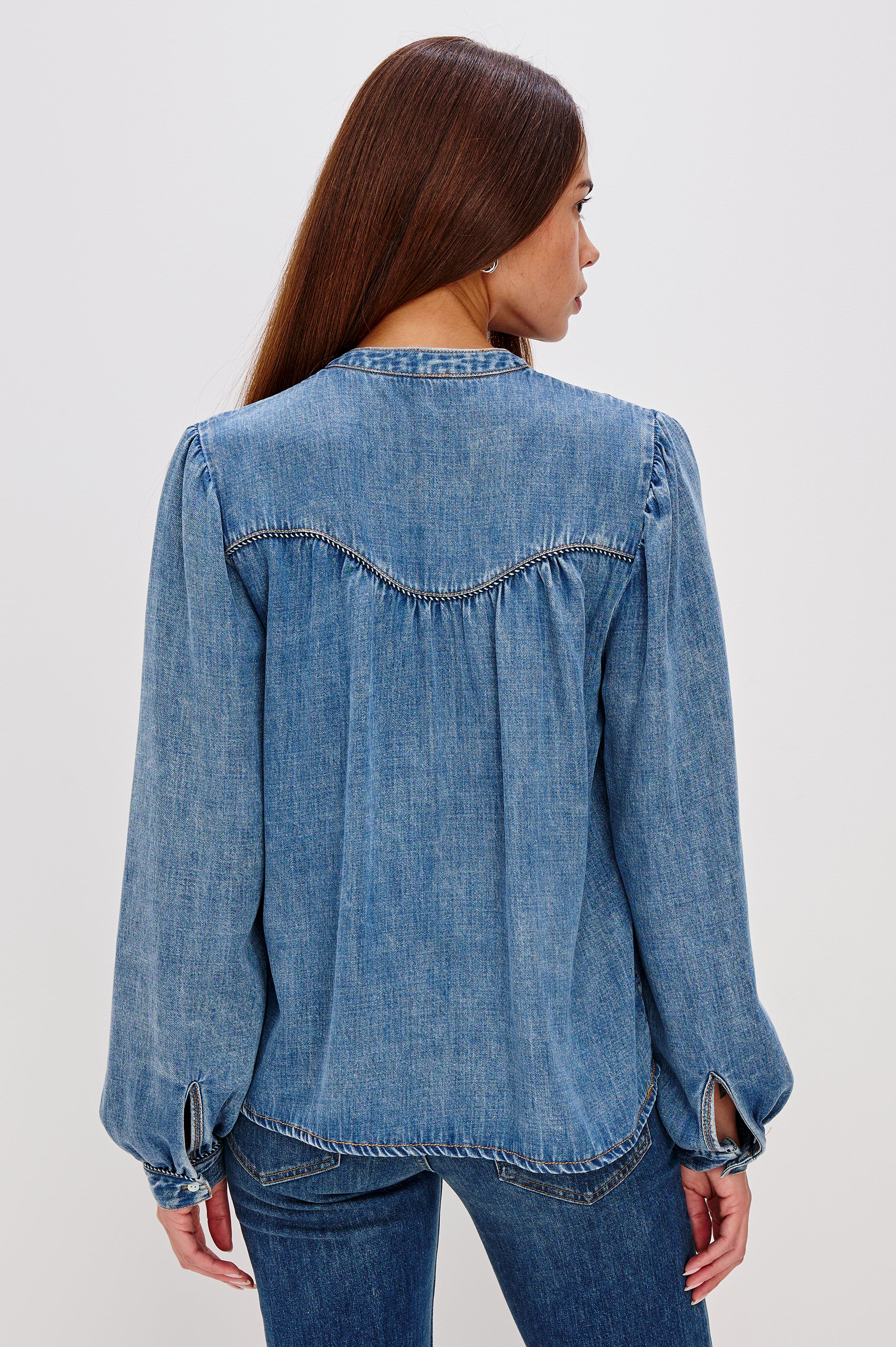 SUNNA TOP - BLUE STONE – Rails
