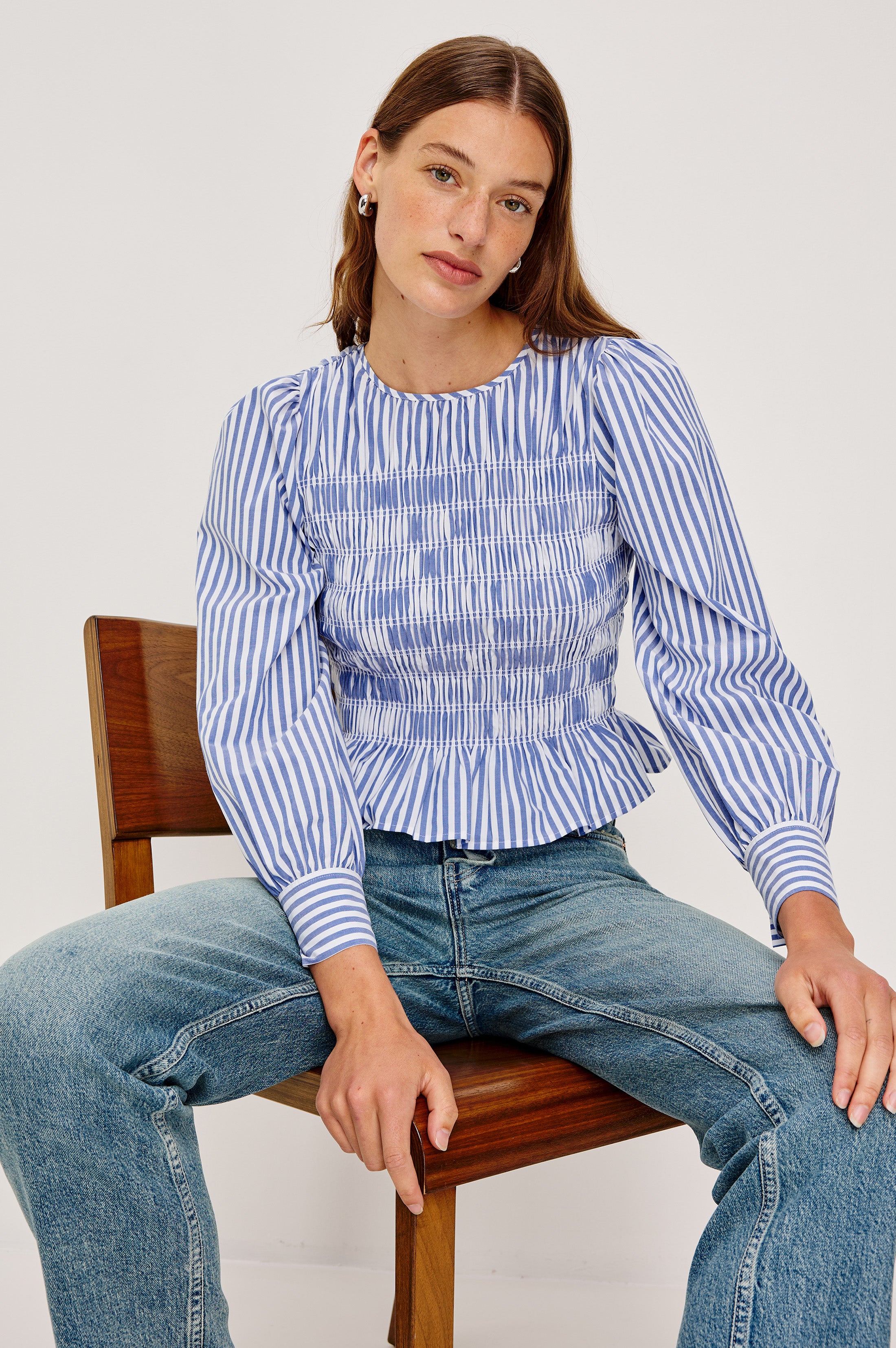 TABI TOP - MARINER WHITE STRIPE – Rails