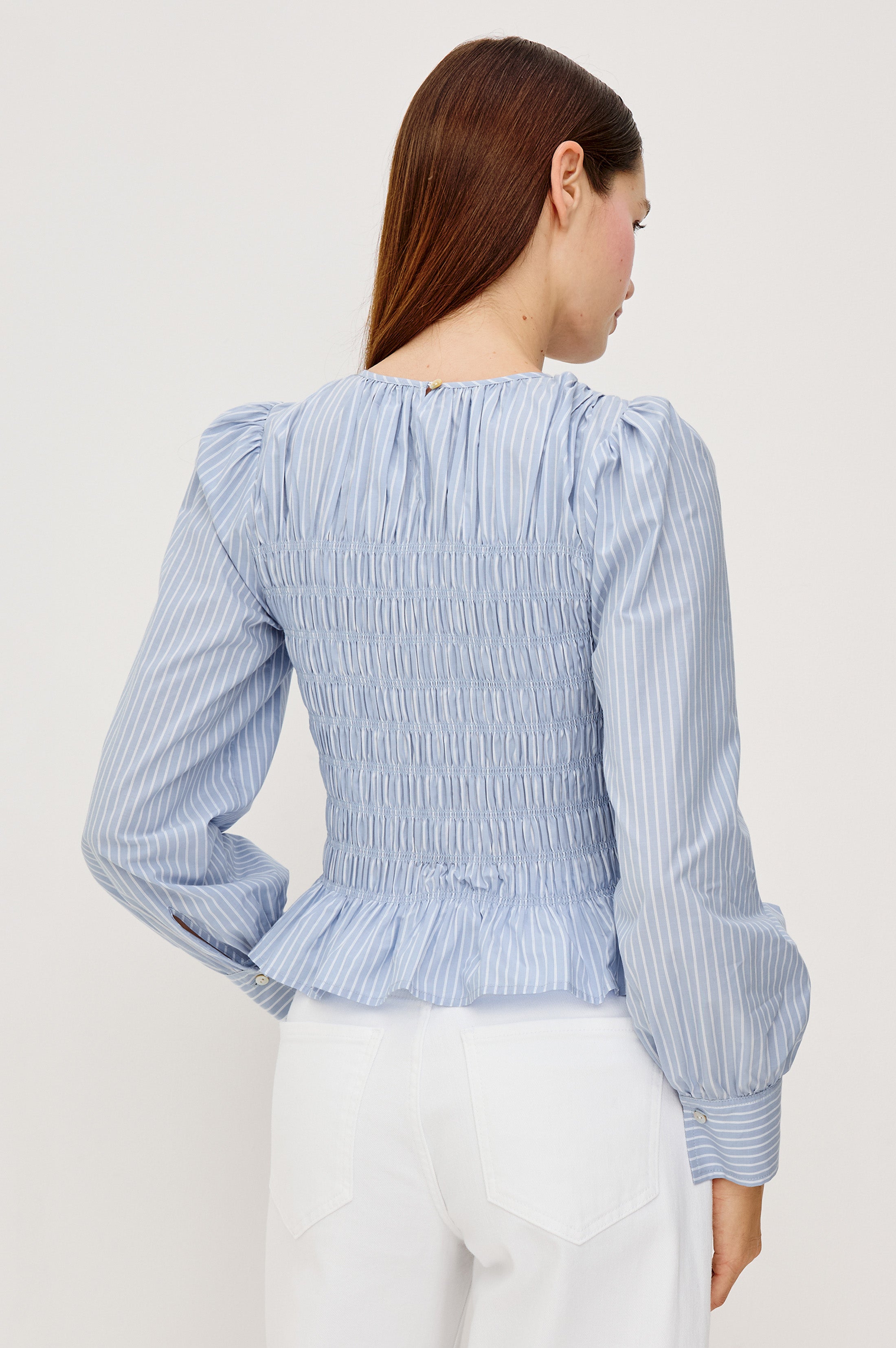 TABI TOP - OXFORD WHITE STRIPE – Rails