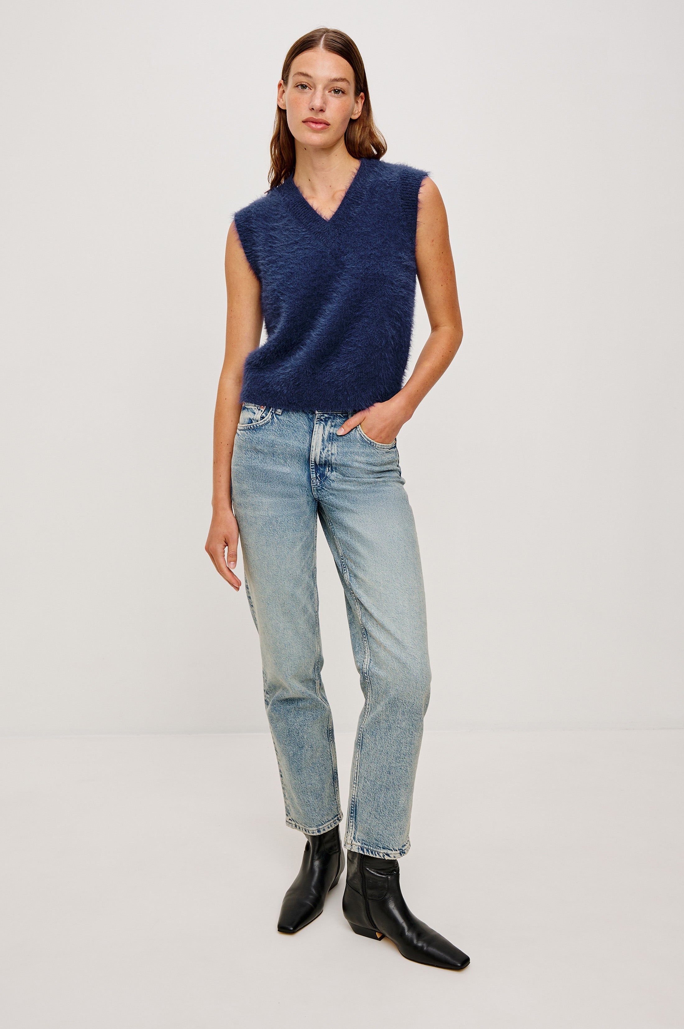 TALLI VEST - NAVY – Rails