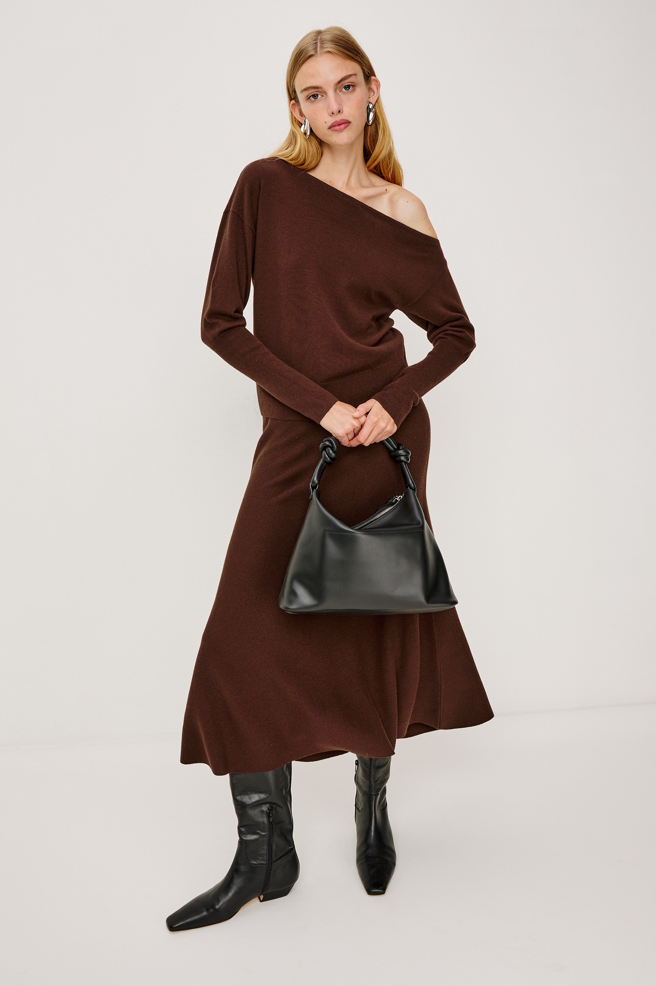TIANNA SWEATER - BORDEAUX – Rails