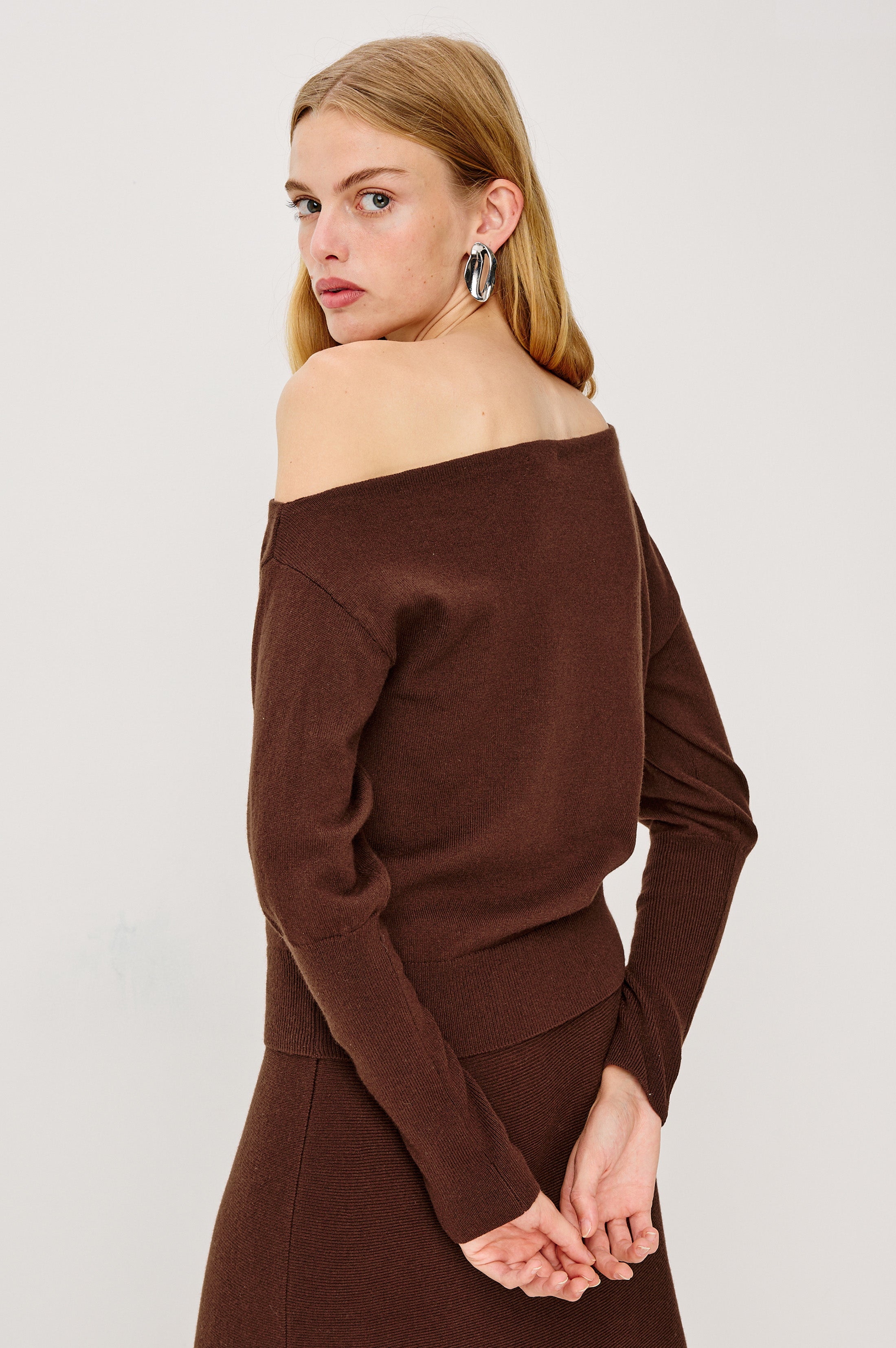 TIANNA SWEATER - BORDEAUX – Rails