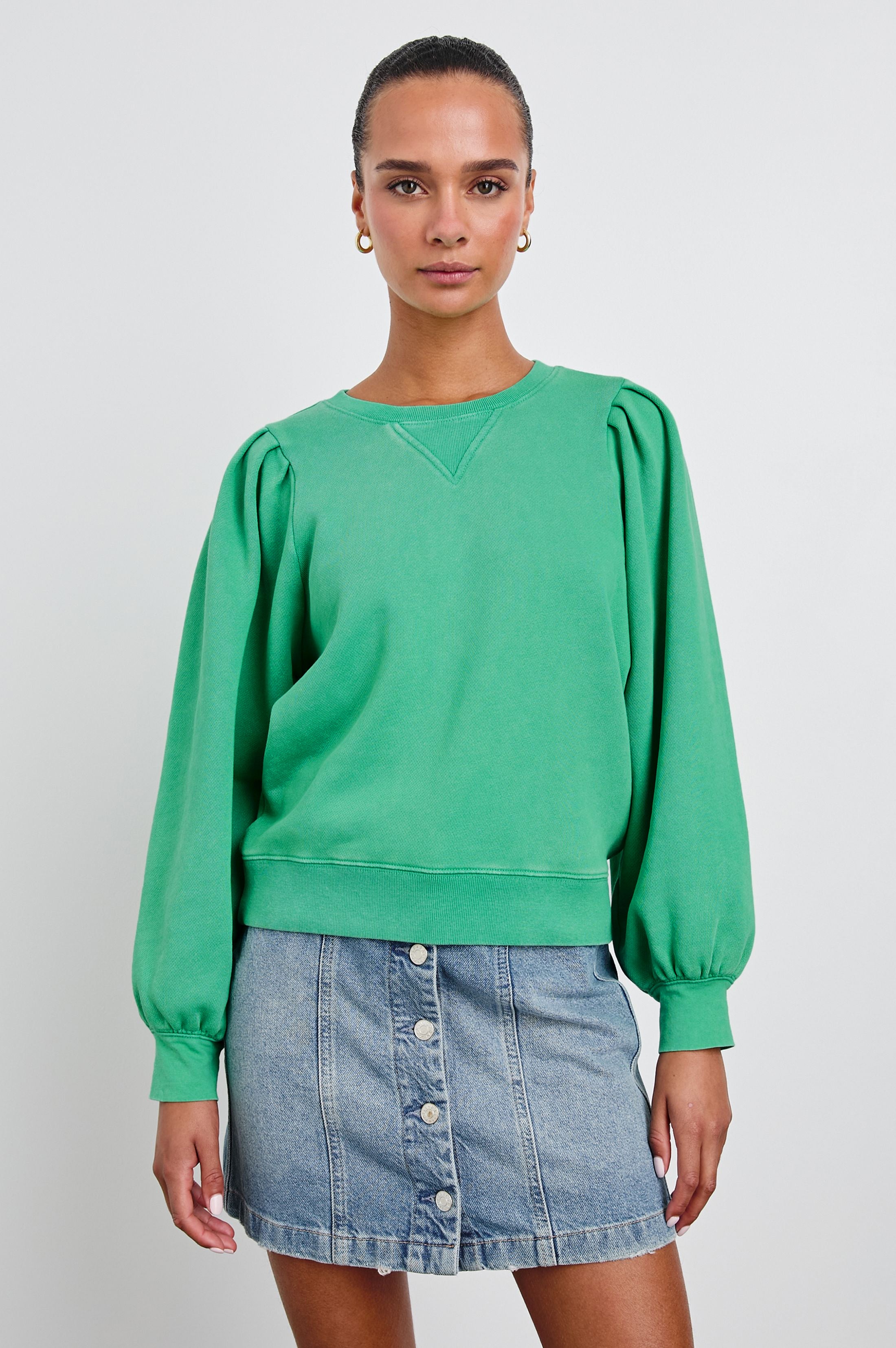 TIFFANY SWEATSHIRT - KELLY GREEN – Rails