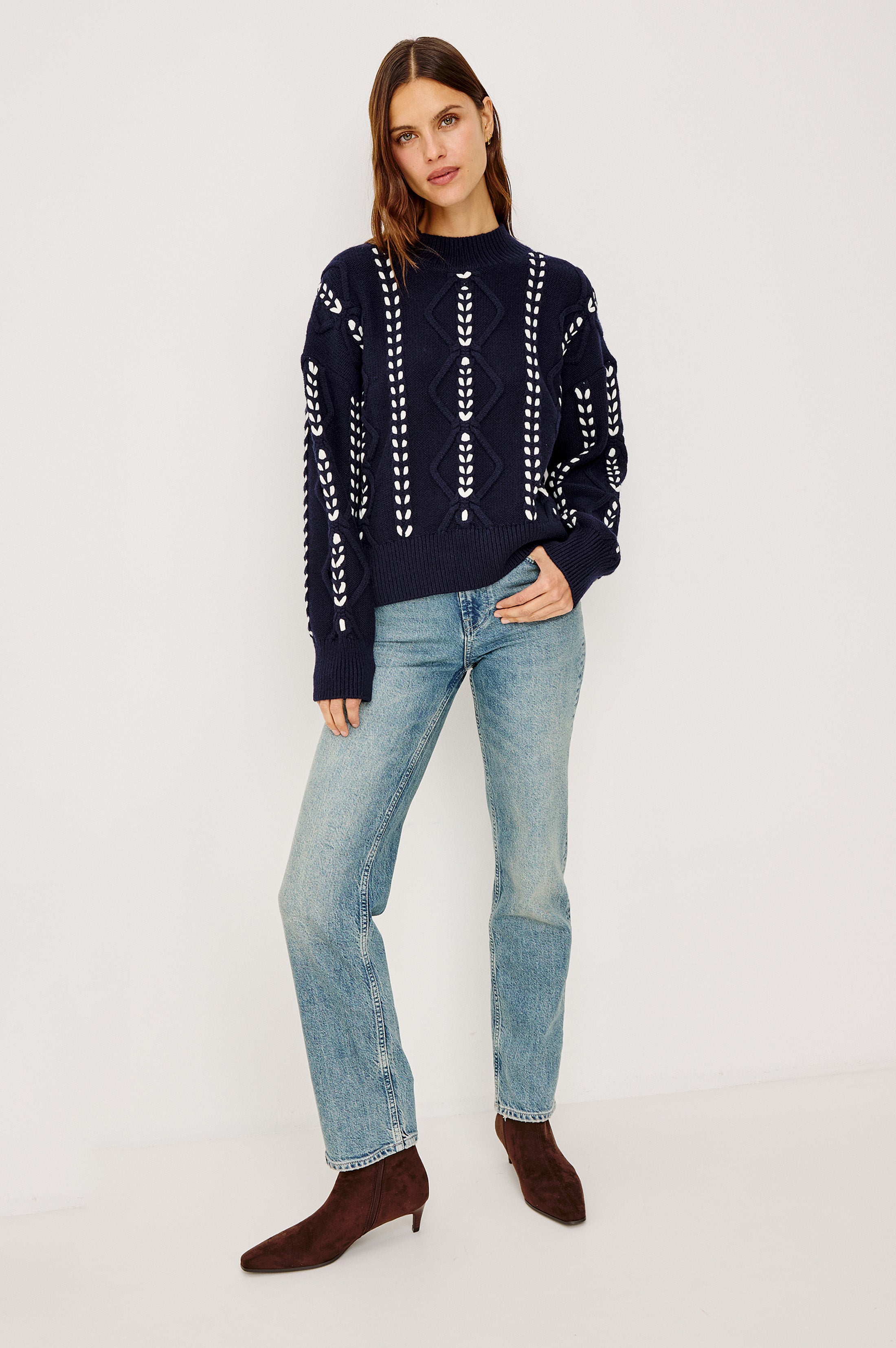 TORI SWEATER - MIDNIGHT – Rails