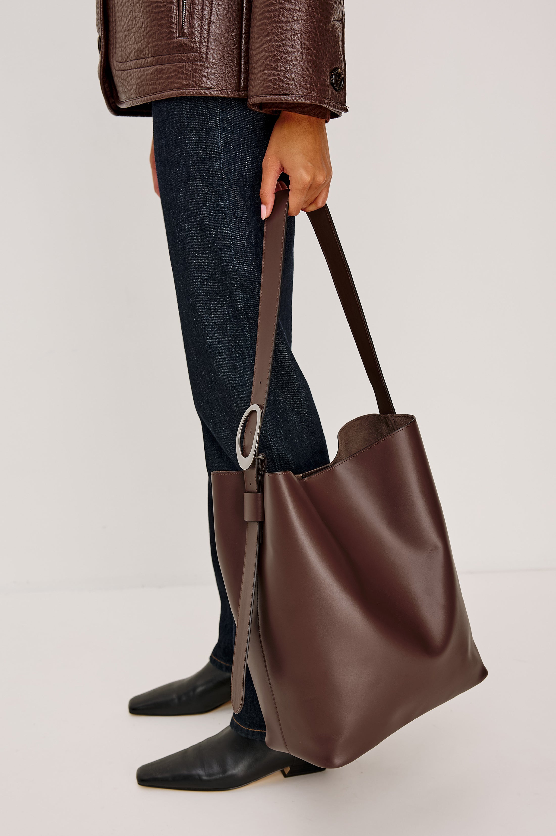 TORINO BUCKET BAG - ESPRESSO LEATHER – Rails
