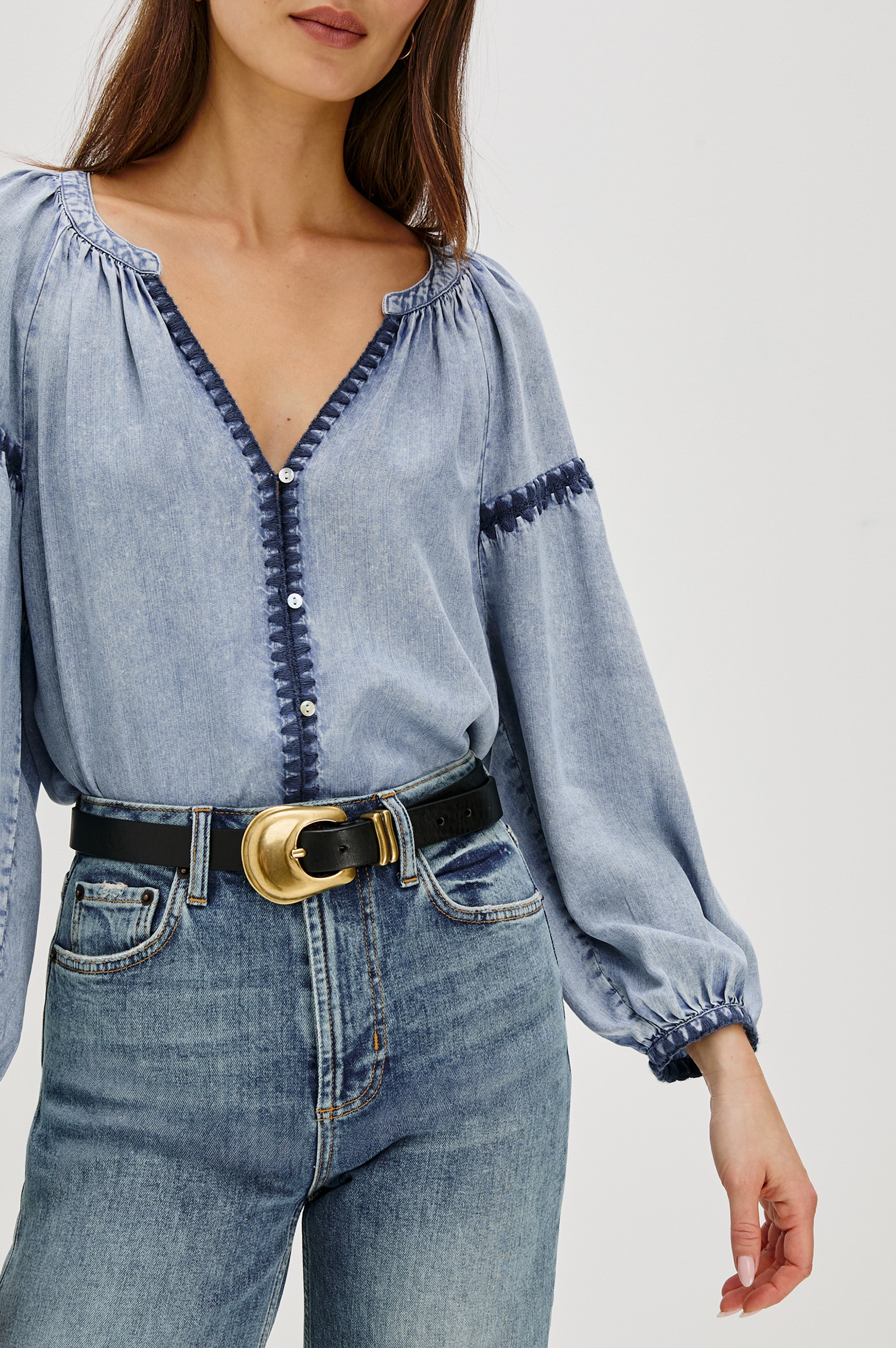 TOSHI TOP - MEDIUM CLOUD WASH – Rails