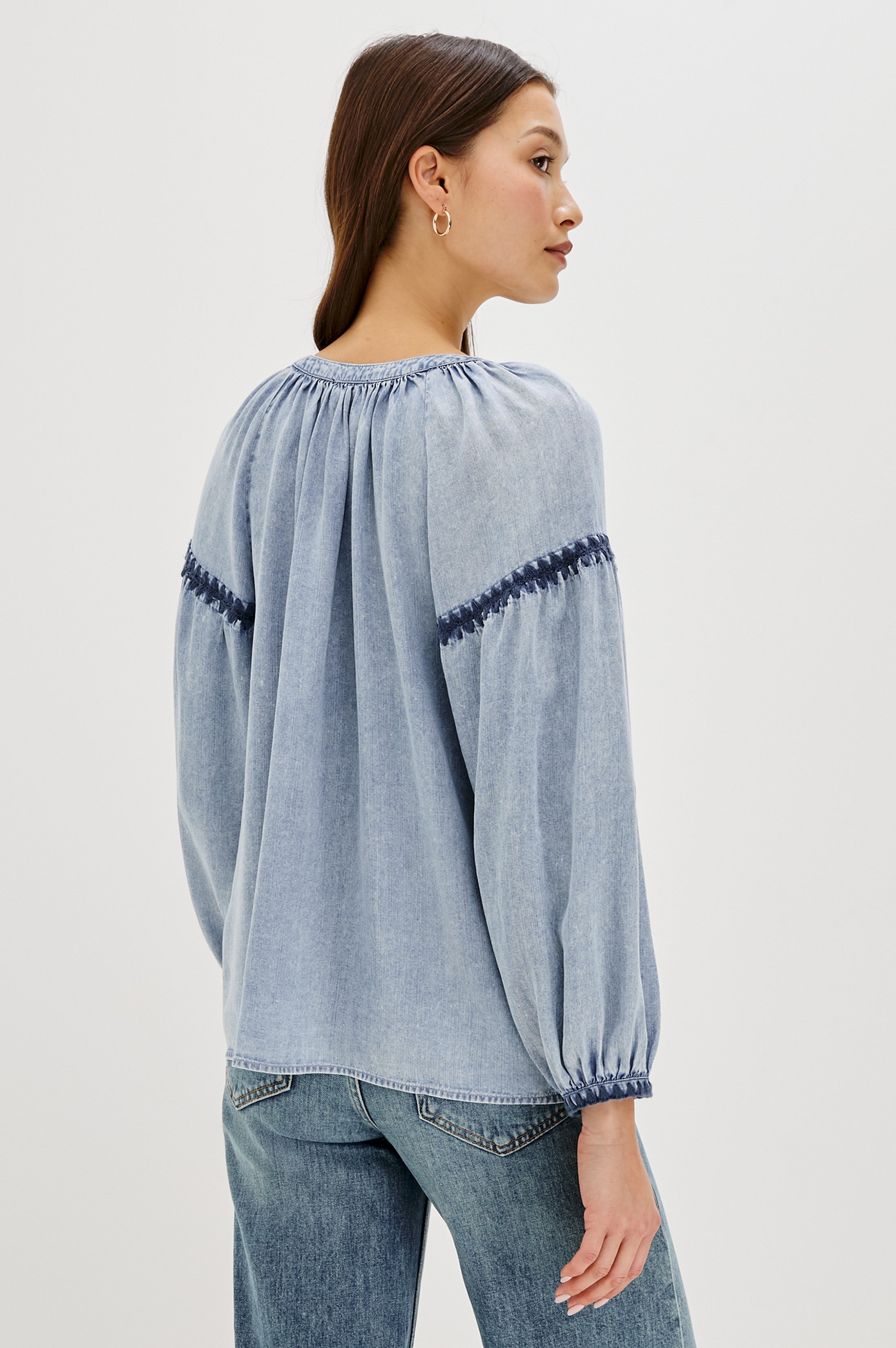 TOSHI TOP - MEDIUM CLOUD WASH – Rails