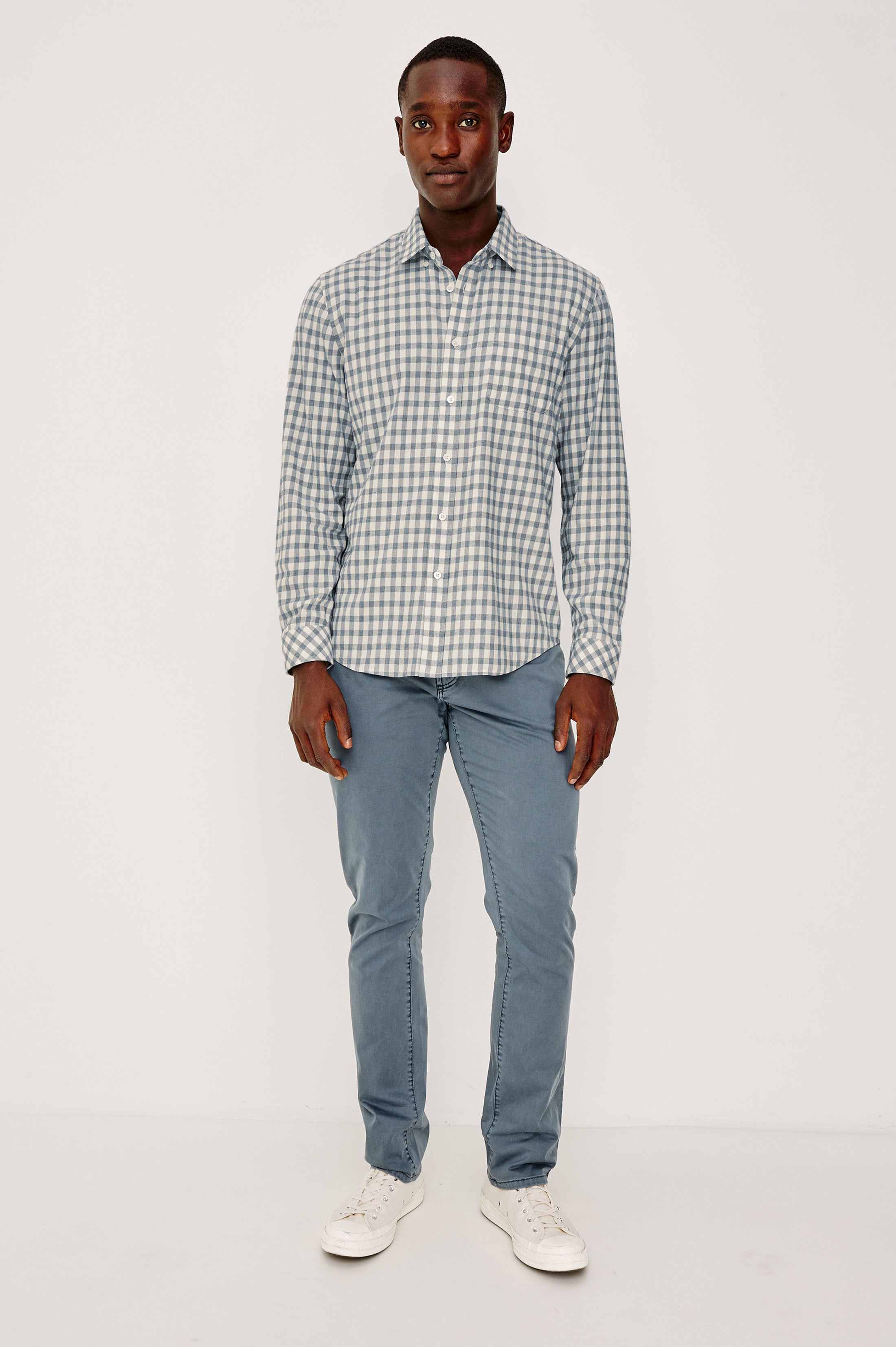 VANCE SHIRT - NAVY IVORY CHECK – Rails VANCE SHIRT - NAVY IVORY CHECK – Rails