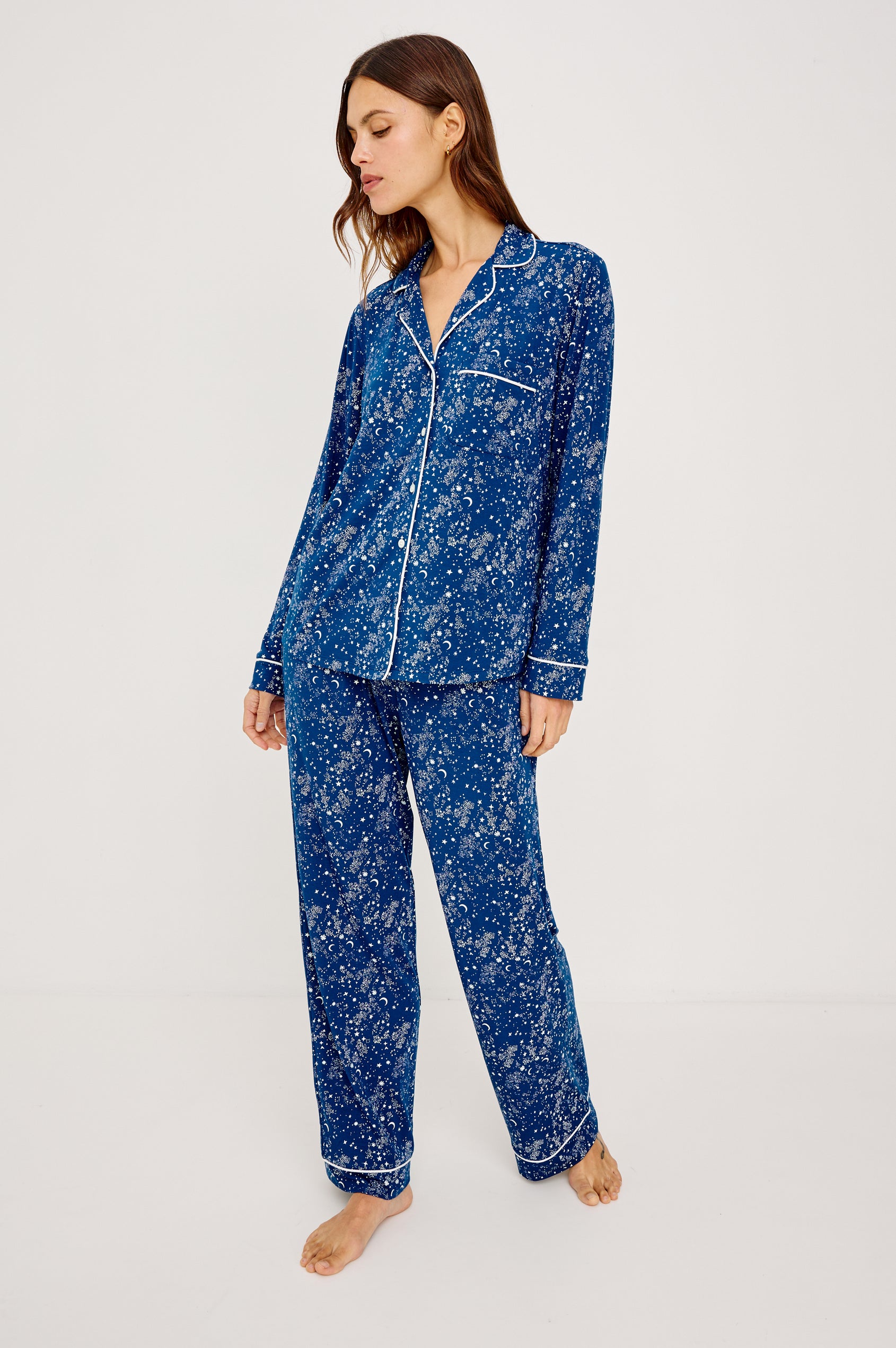 VARRA PAJAMA SET - NAVY STARRY NIGHT