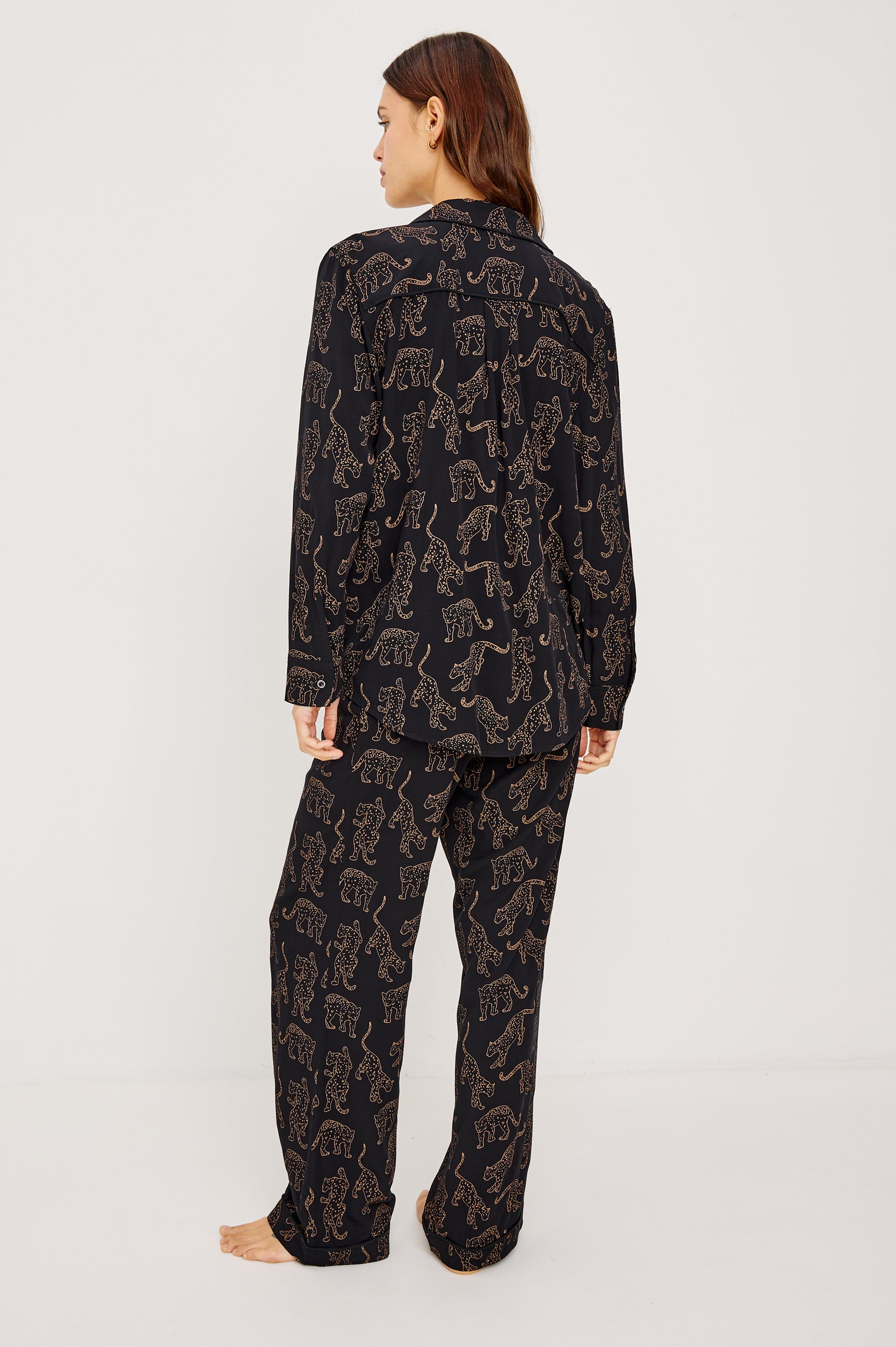 VARRA PAJAMA SET - TAN JAGUARS