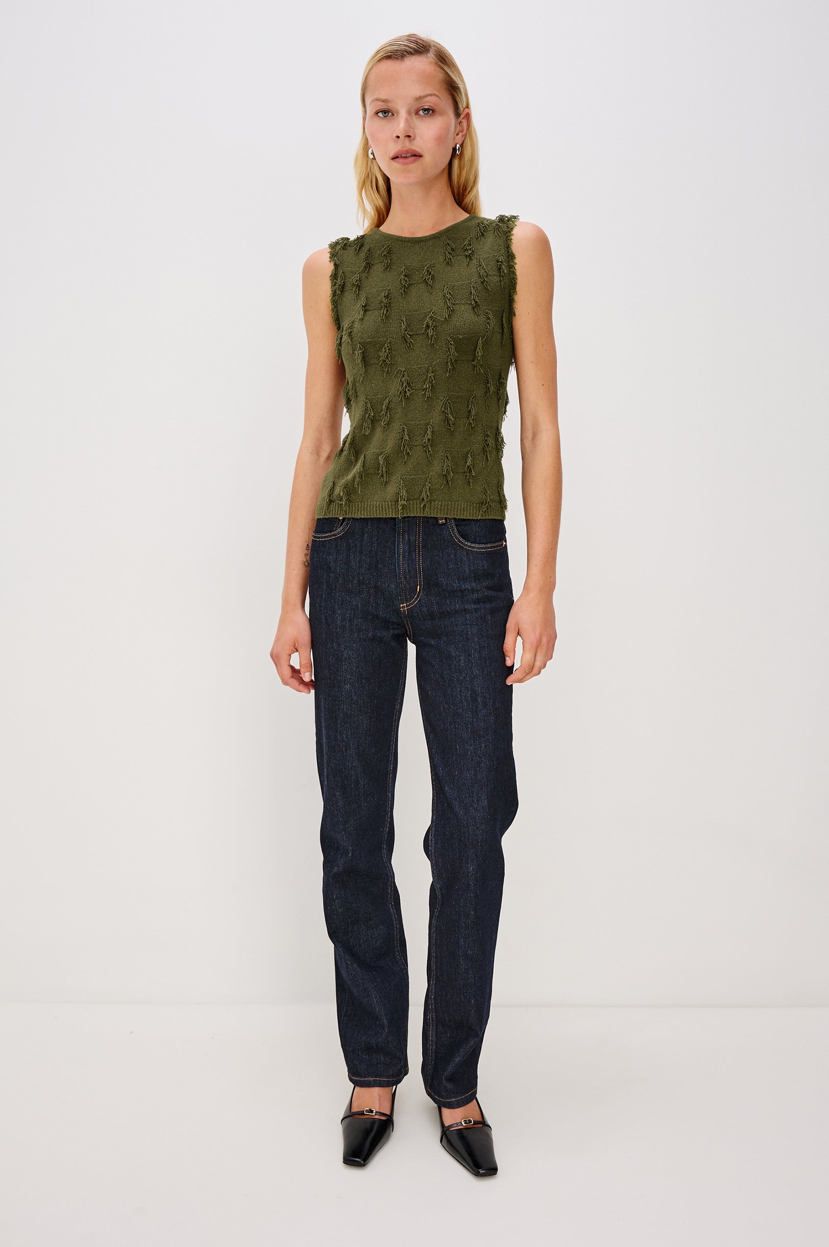 VIDANA TOP - OLIVE