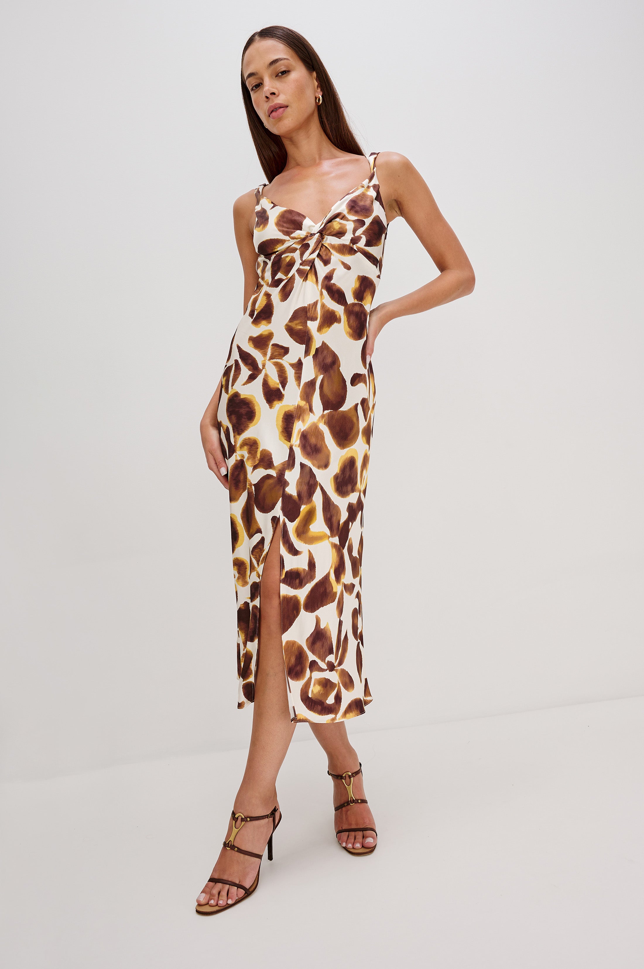 VIVIANA DRESS - ESPRESSO LILY – Rails
