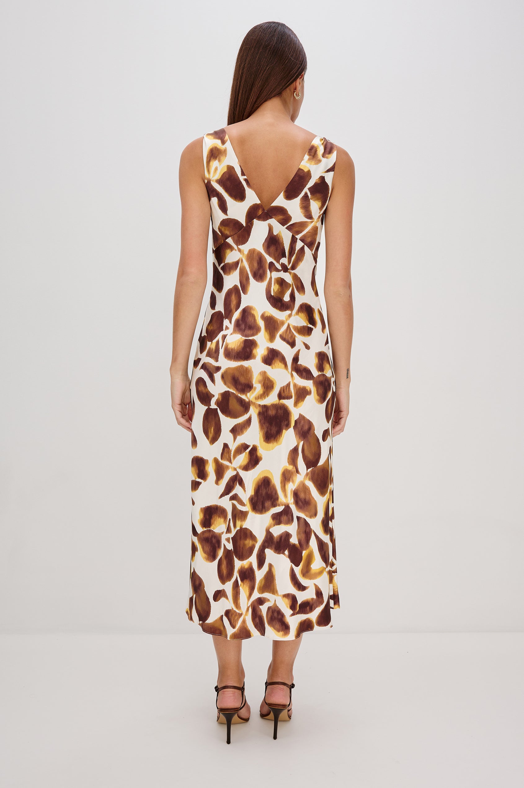 VIVIANA DRESS - ESPRESSO LILY