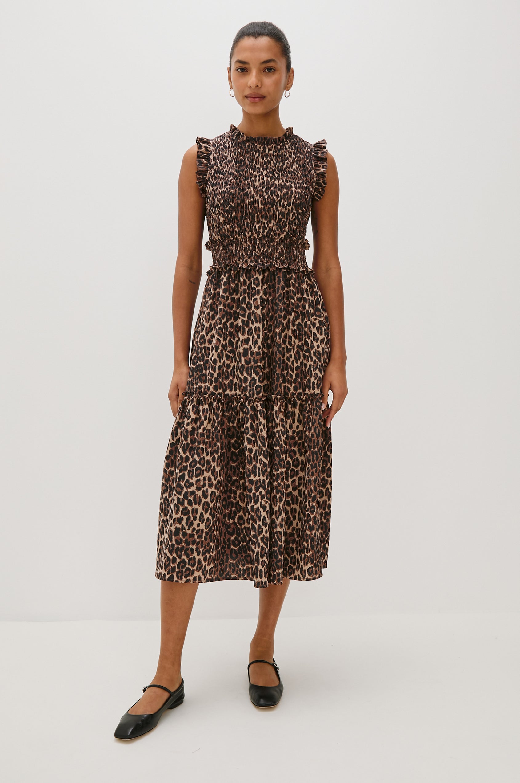 VIVIER DRESS - BROWN NALA