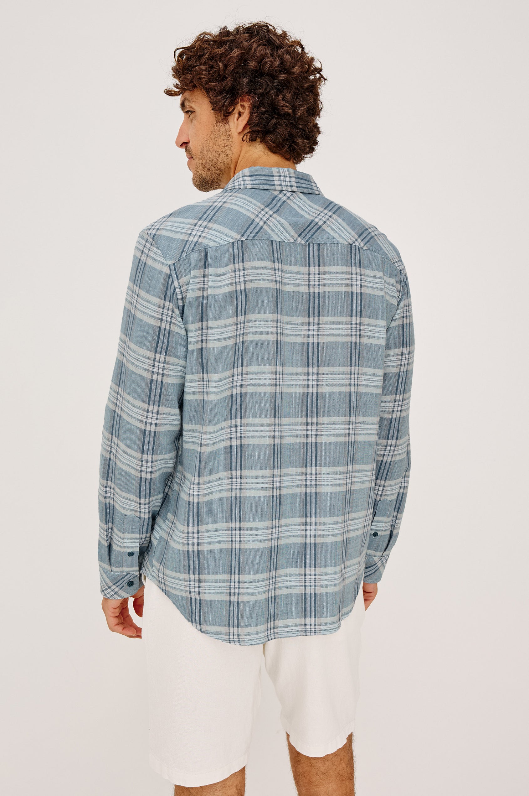 seafoam dress shirt Dean's List Dress Shirt, Seafoam/Blue Windowpane