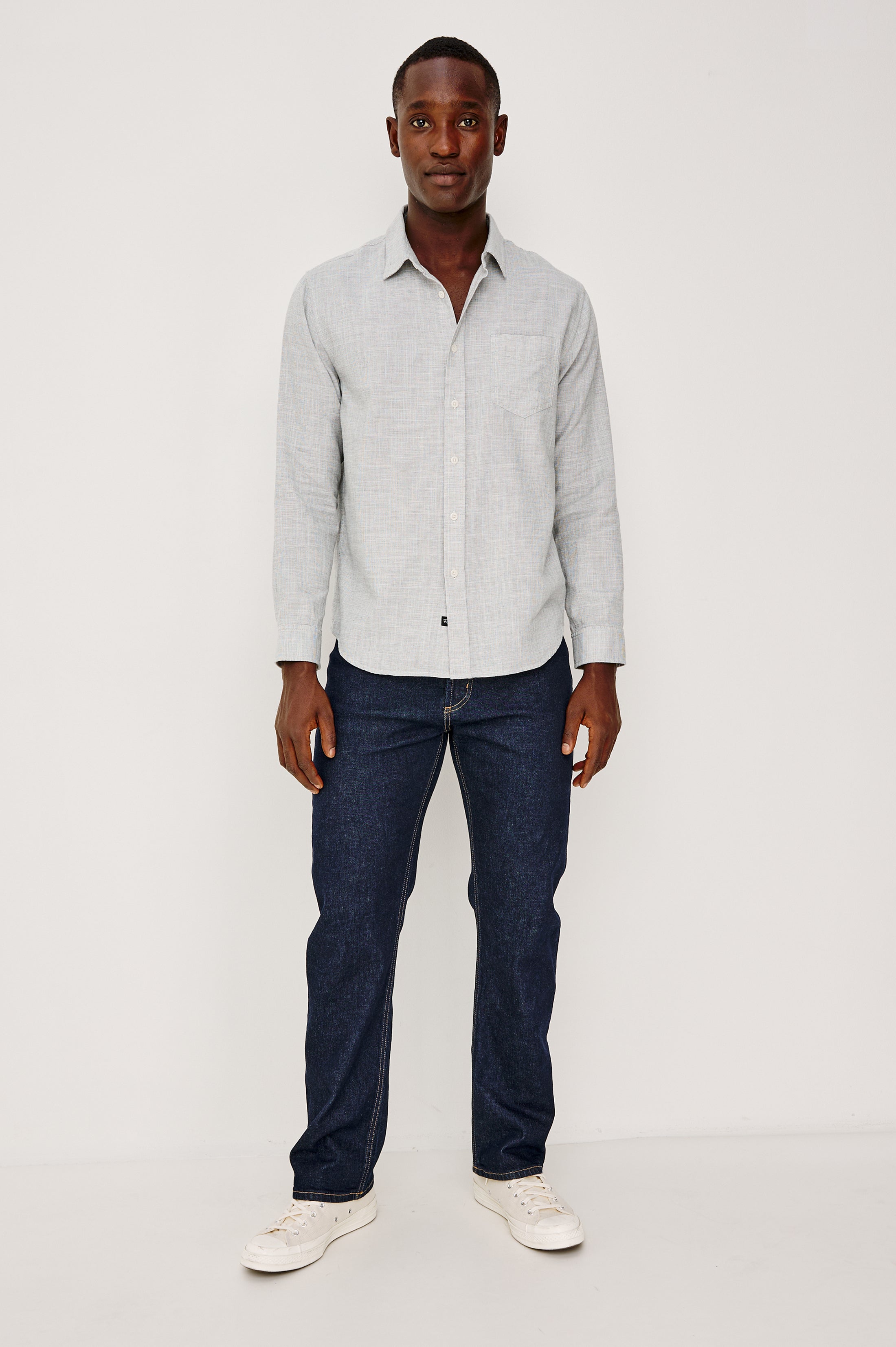 WYATT SHIRT - THATCH CLOUD CREAM – Rails