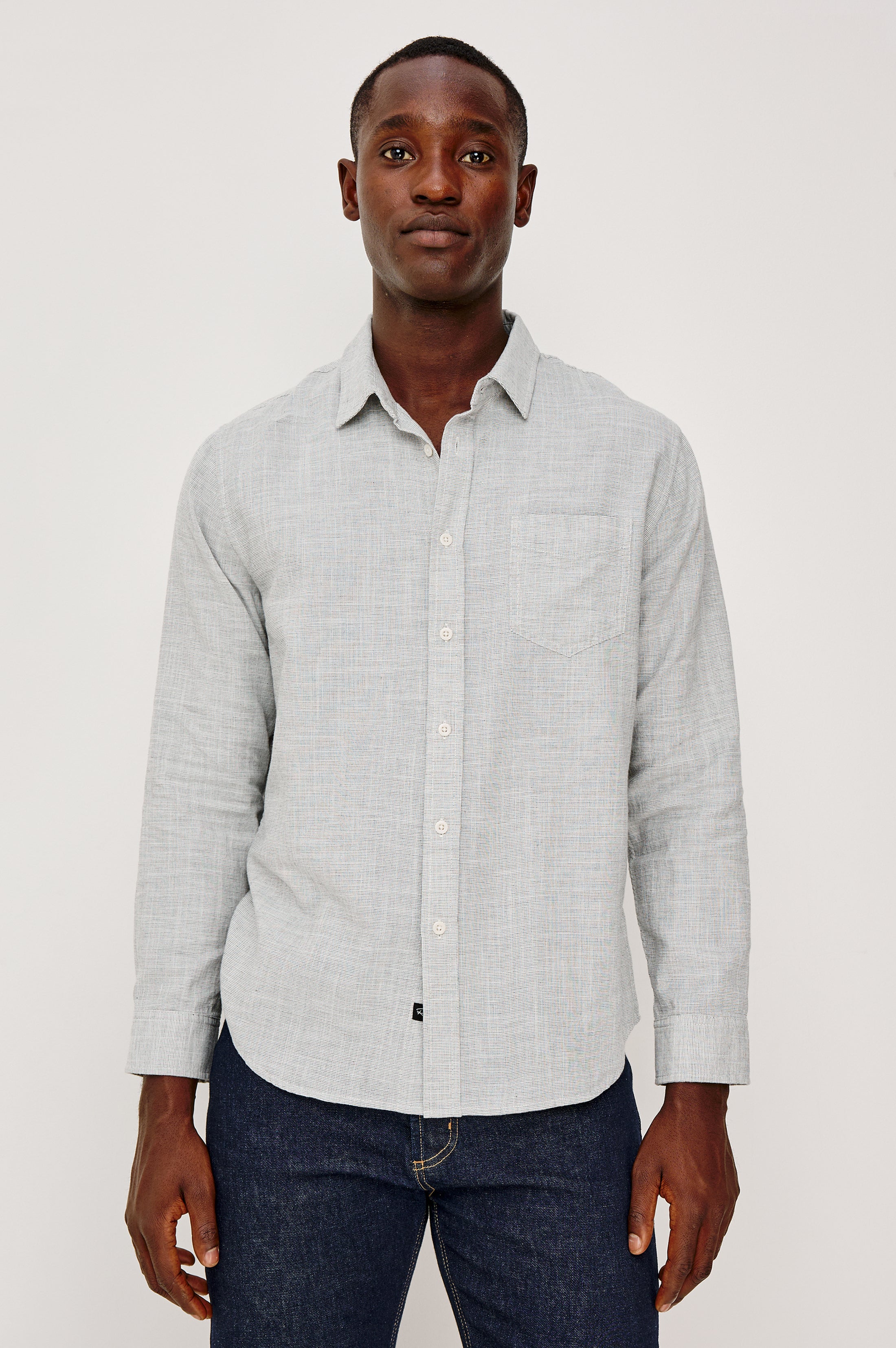 WYATT SHIRT - HORIZON SILVER MIST – Rails